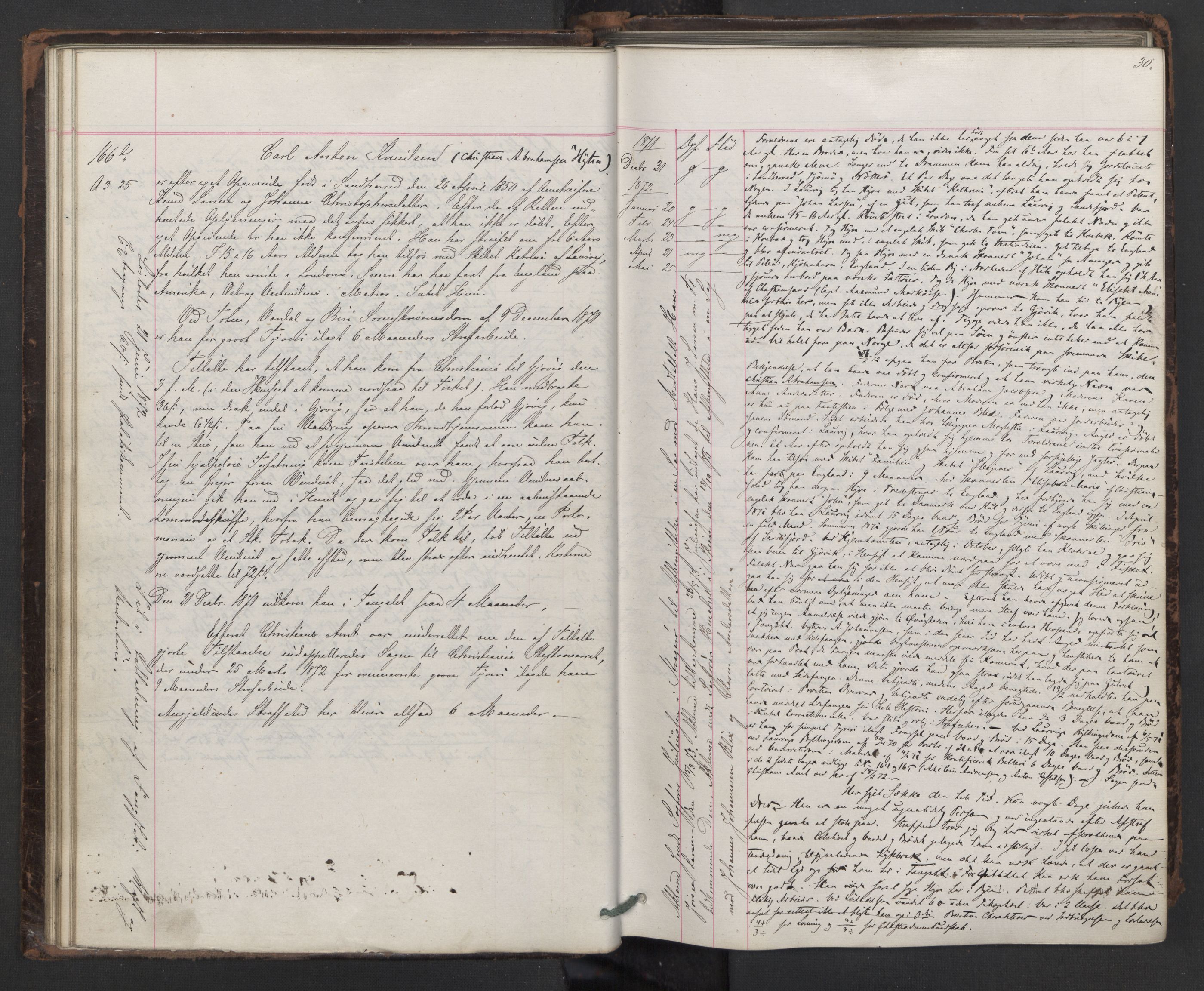 Botsfengslet, AV/RA-S-1539/D/Db/Dbb/L0014: 137e - 437e, 1871-1873, p. 30