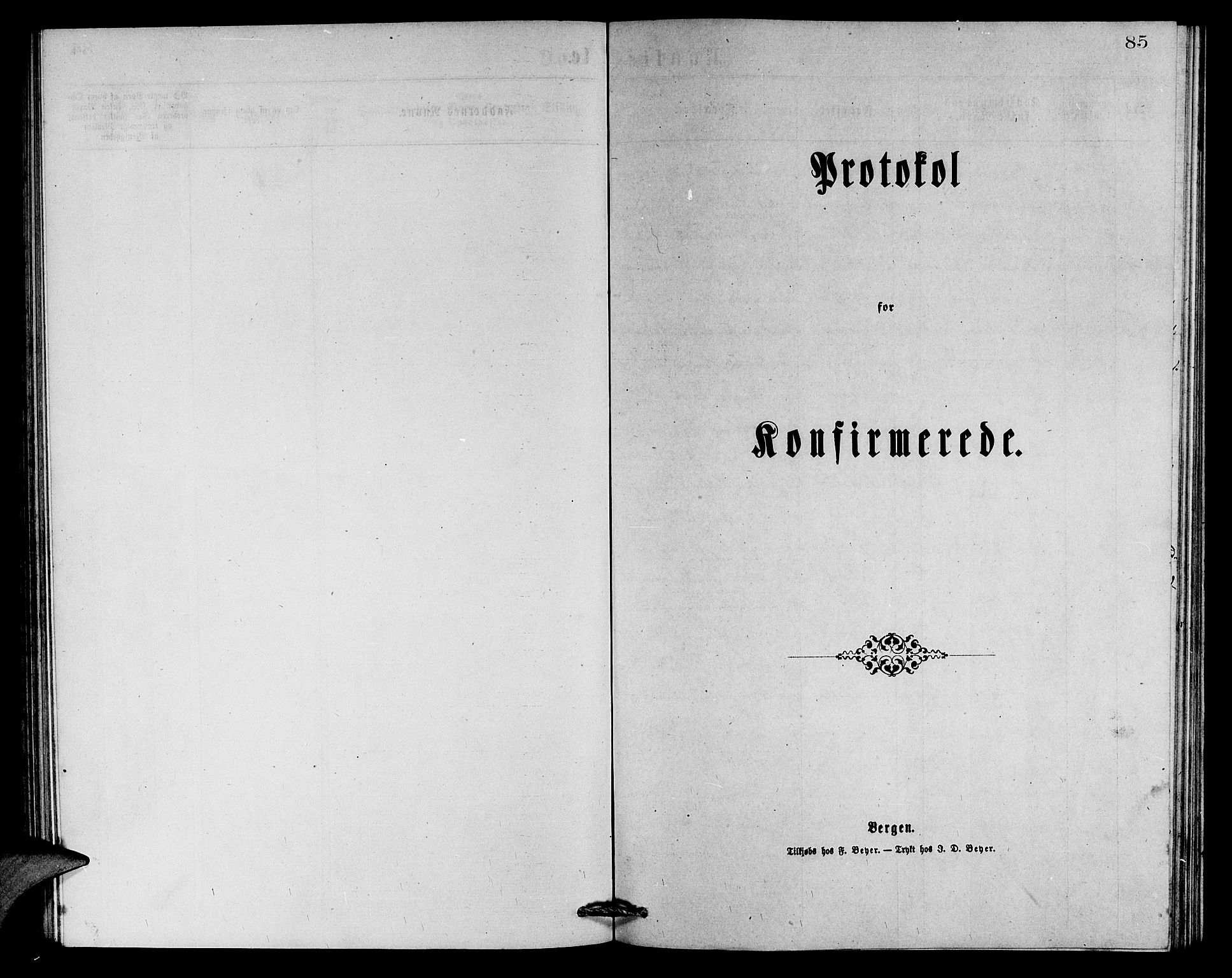 Askvoll sokneprestembete, SAB/A-79501/H/Hab/Haba/L0002: Parish register (copy) no. A 2, 1873-1885, p. 85