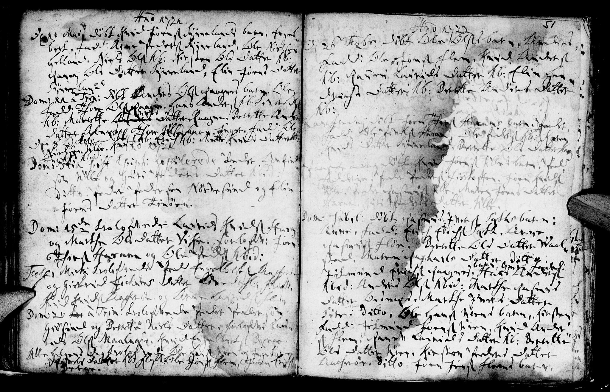 Ministerialprotokoller, klokkerbøker og fødselsregistre - Møre og Romsdal, SAT/A-1454/536/L0491: Parish register (official) no. 536A01 /1, 1689-1737, p. 51