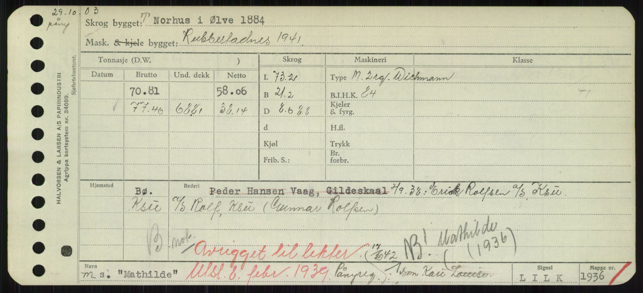 Sjøfartsdirektoratet med forløpere, Skipsmålingen, RA/S-1627/H/Ha/L0004/0001: Fartøy, Mas-R / Fartøy, Mas-Odd, p. 11