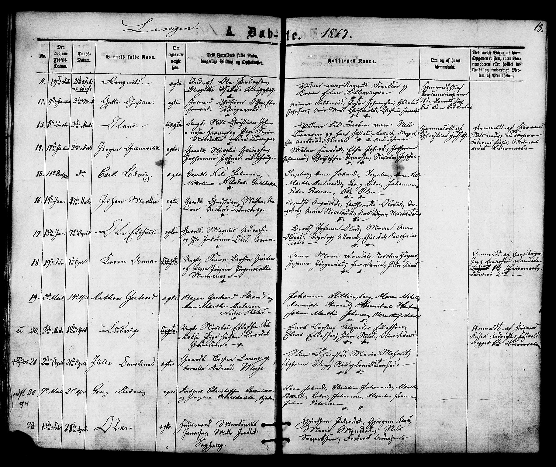 Ministerialprotokoller, klokkerbøker og fødselsregistre - Nord-Trøndelag, SAT/A-1458/701/L0009: Parish register (official) no. 701A09 /1, 1864-1882, p. 18