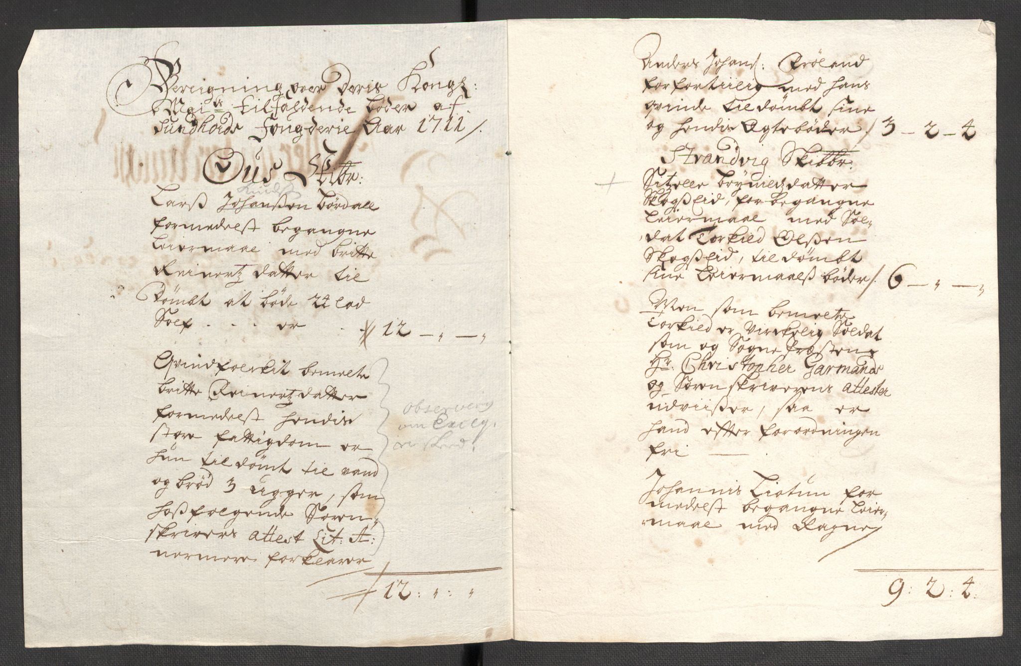 Rentekammeret inntil 1814, Reviderte regnskaper, Fogderegnskap, AV/RA-EA-4092/R48/L2987: Fogderegnskap Sunnhordland og Hardanger, 1711, p. 59