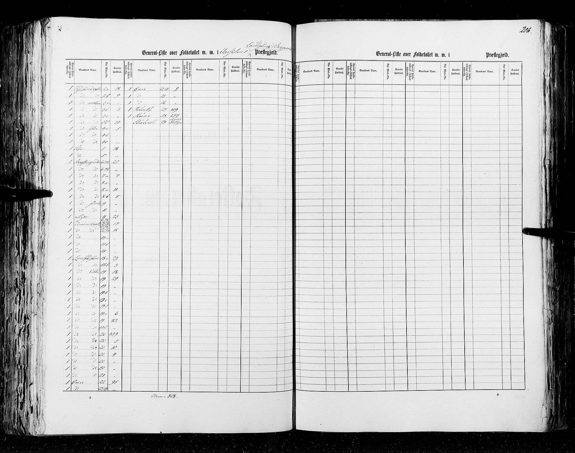 RA, Census 1855, vol. 2: Kristians amt, Buskerud amt og Jarlsberg og Larvik amt, 1855, p. 206