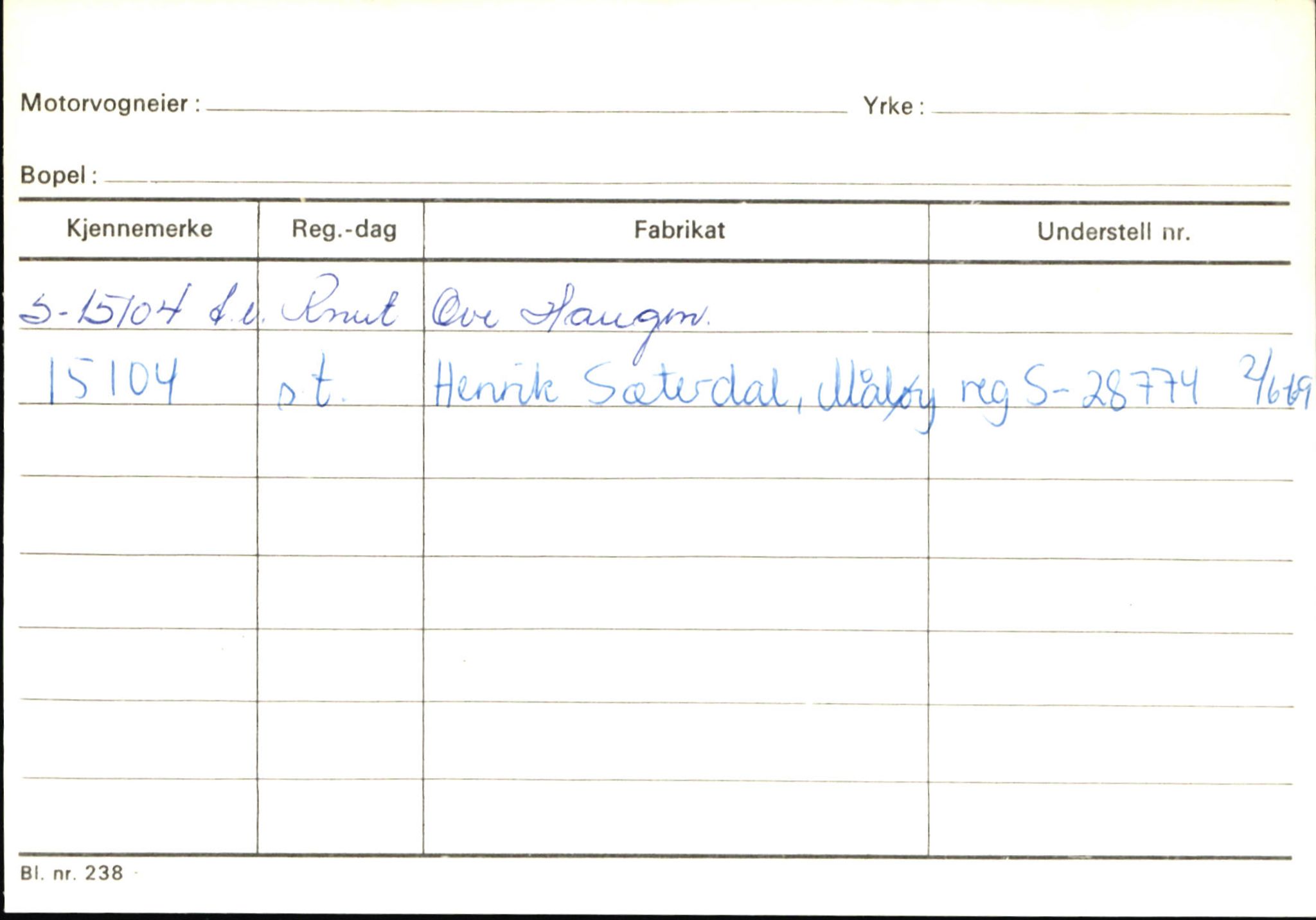 Statens vegvesen, Sogn og Fjordane vegkontor, AV/SAB-A-5301/4/F/L0145: Registerkort Vågsøy S-Å. Årdal I-P, 1945-1975, p. 340