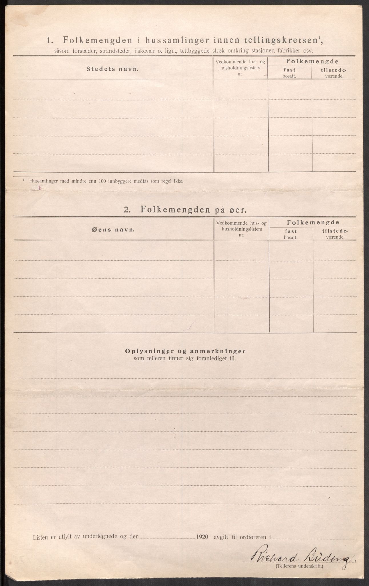 SAST, 1920 census for Skjold, 1920, p. 12