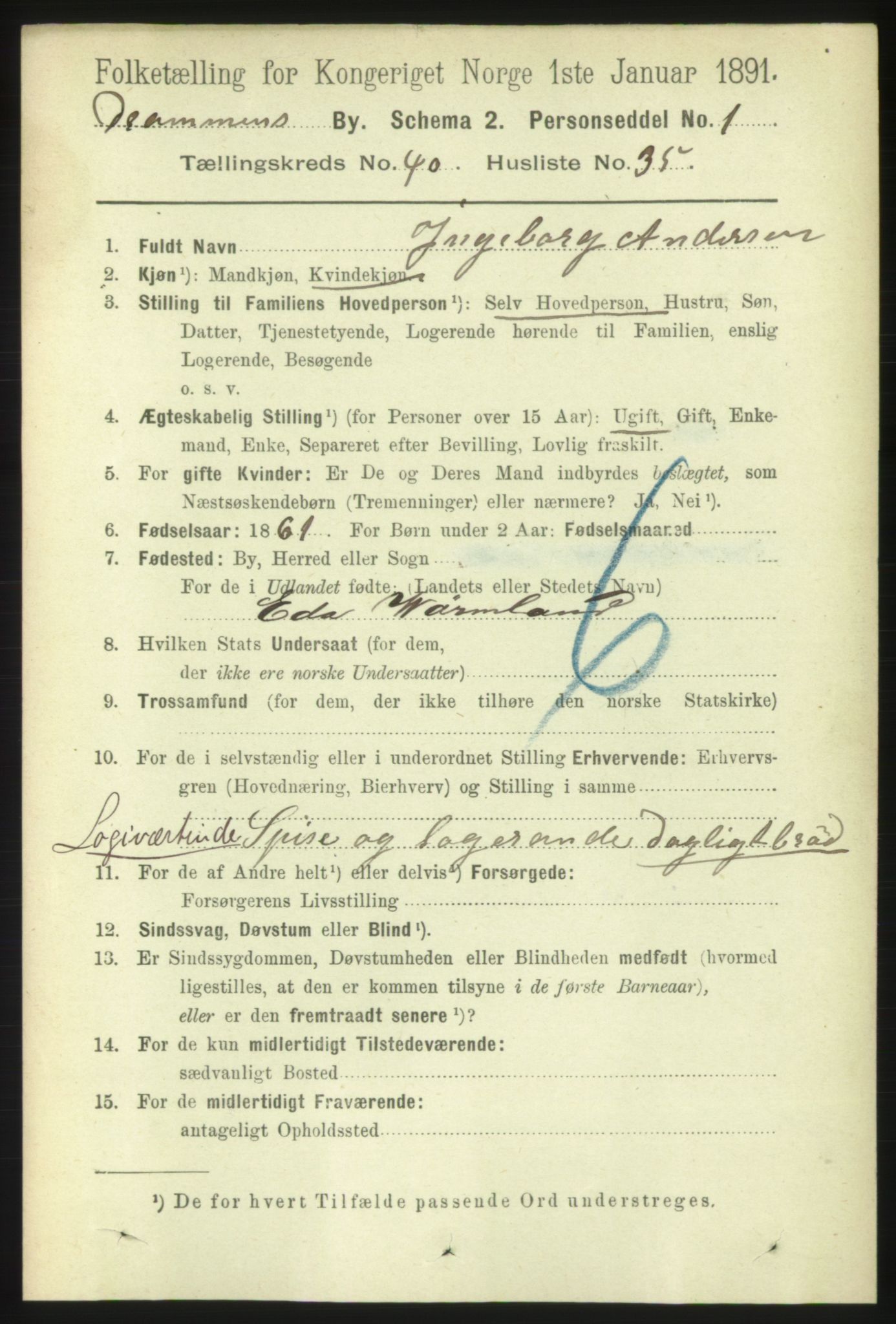 RA, 1891 census for 0602 Drammen, 1891, p. 24138