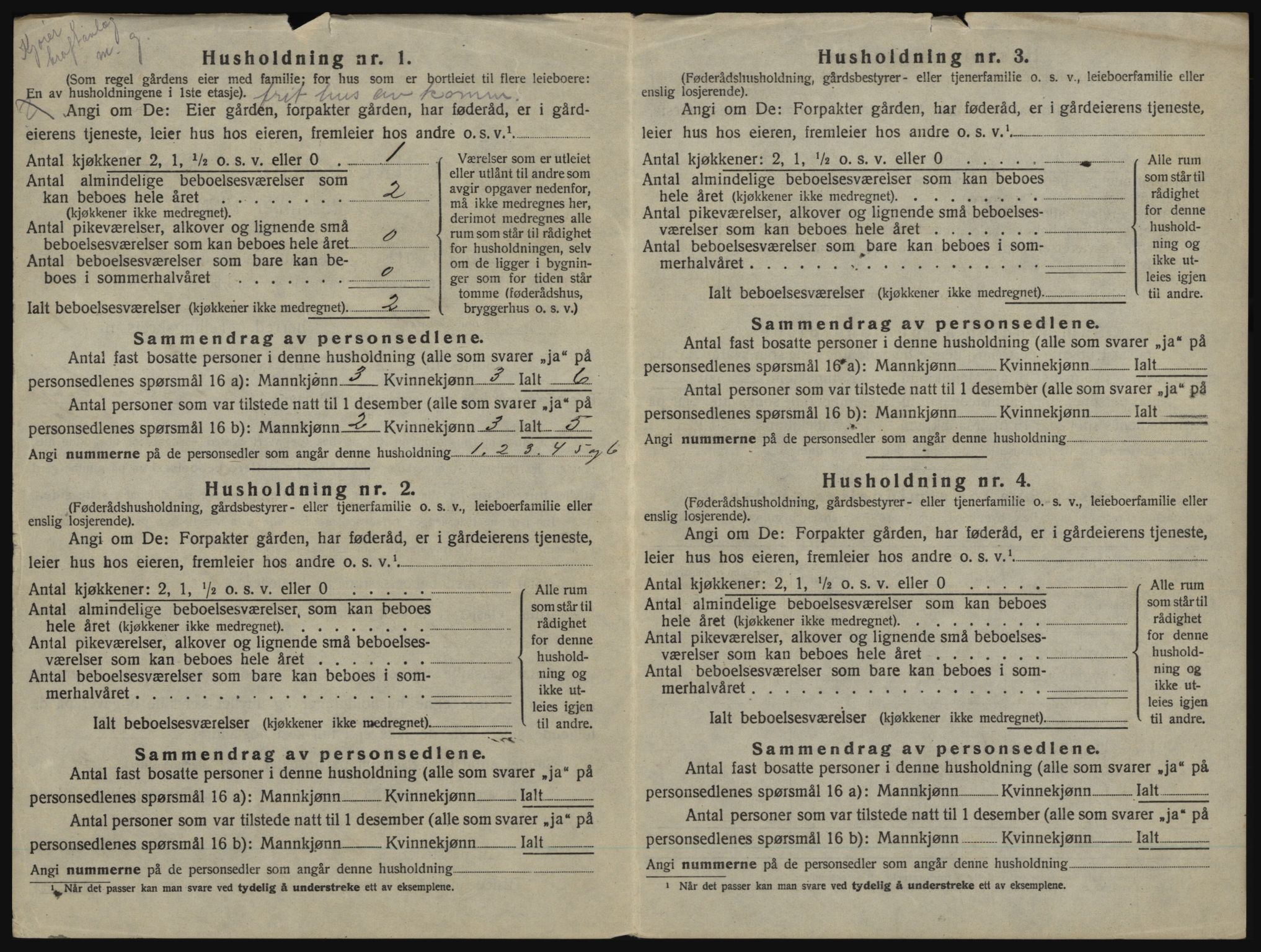 SAO, 1920 census for Idd, 1920, p. 57