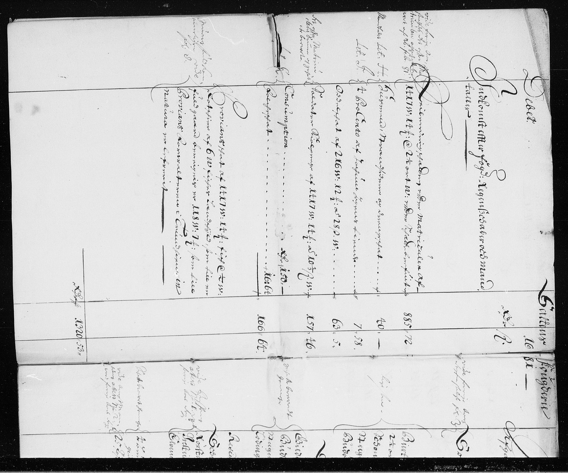 Rentekammeret inntil 1814, Reviderte regnskaper, Stiftamtstueregnskaper, Trondheim stiftamt og Nordland amt, AV/RA-EA-6044/R/Rh/L0008: Nordland amt, 1681