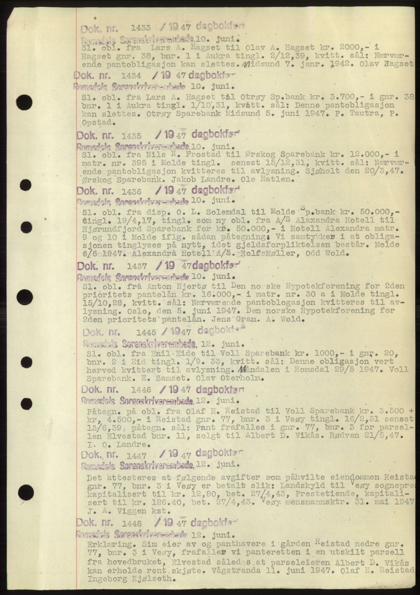 Romsdal sorenskriveri, AV/SAT-A-4149/1/2/2C: Mortgage book no. C1b, 1946-1949, Deed date: 10.06.1947