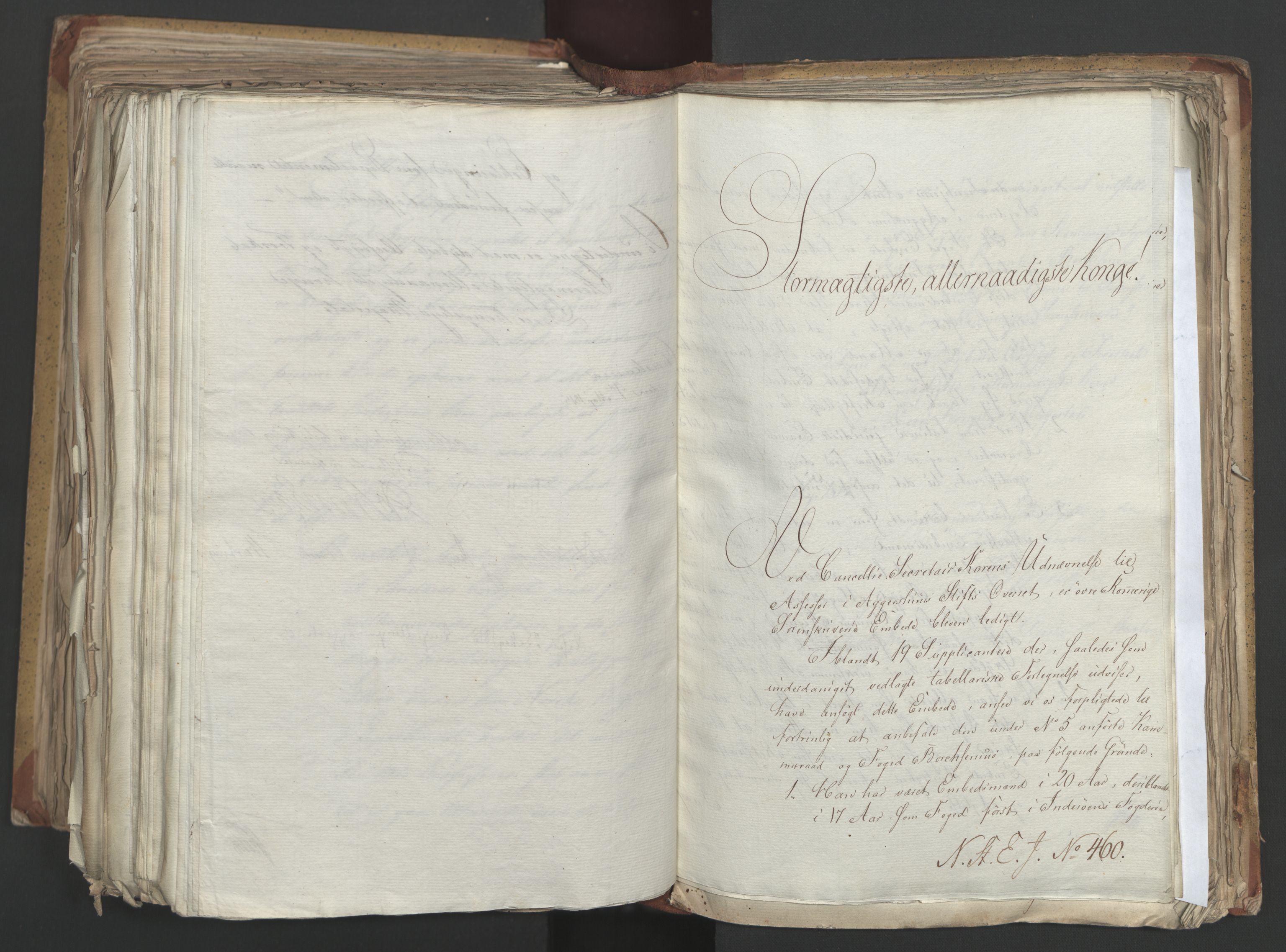 Statsrådsavdelingen i Stockholm, AV/RA-S-1003/D/Da/L0002: Regjeringsinnstillinger nr. 263-518, 1815, p. 443