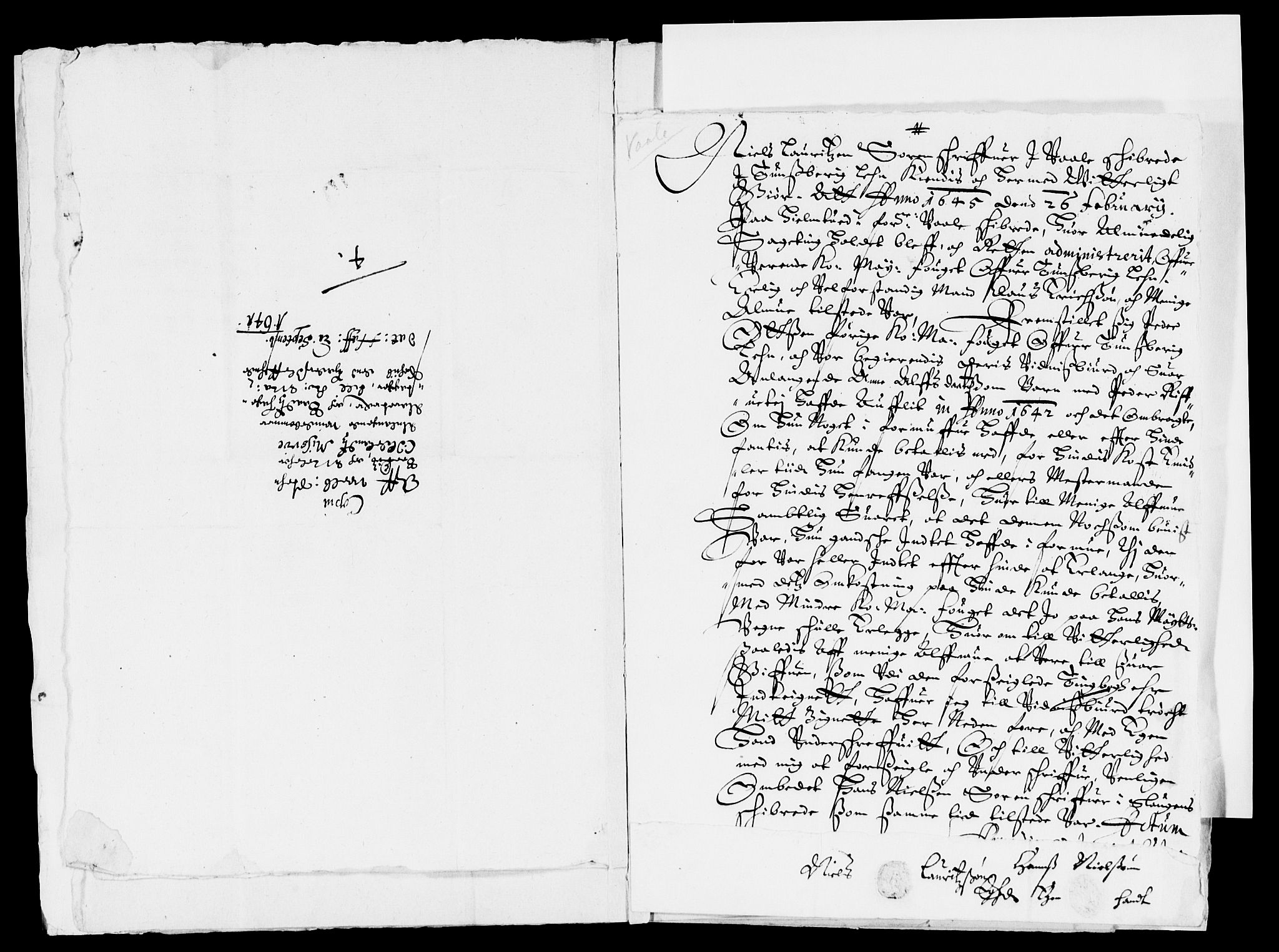 Rentekammeret inntil 1814, Reviderte regnskaper, Lensregnskaper, AV/RA-EA-5023/R/Rb/Rbo/L0022: Tønsberg len, 1641-1642
