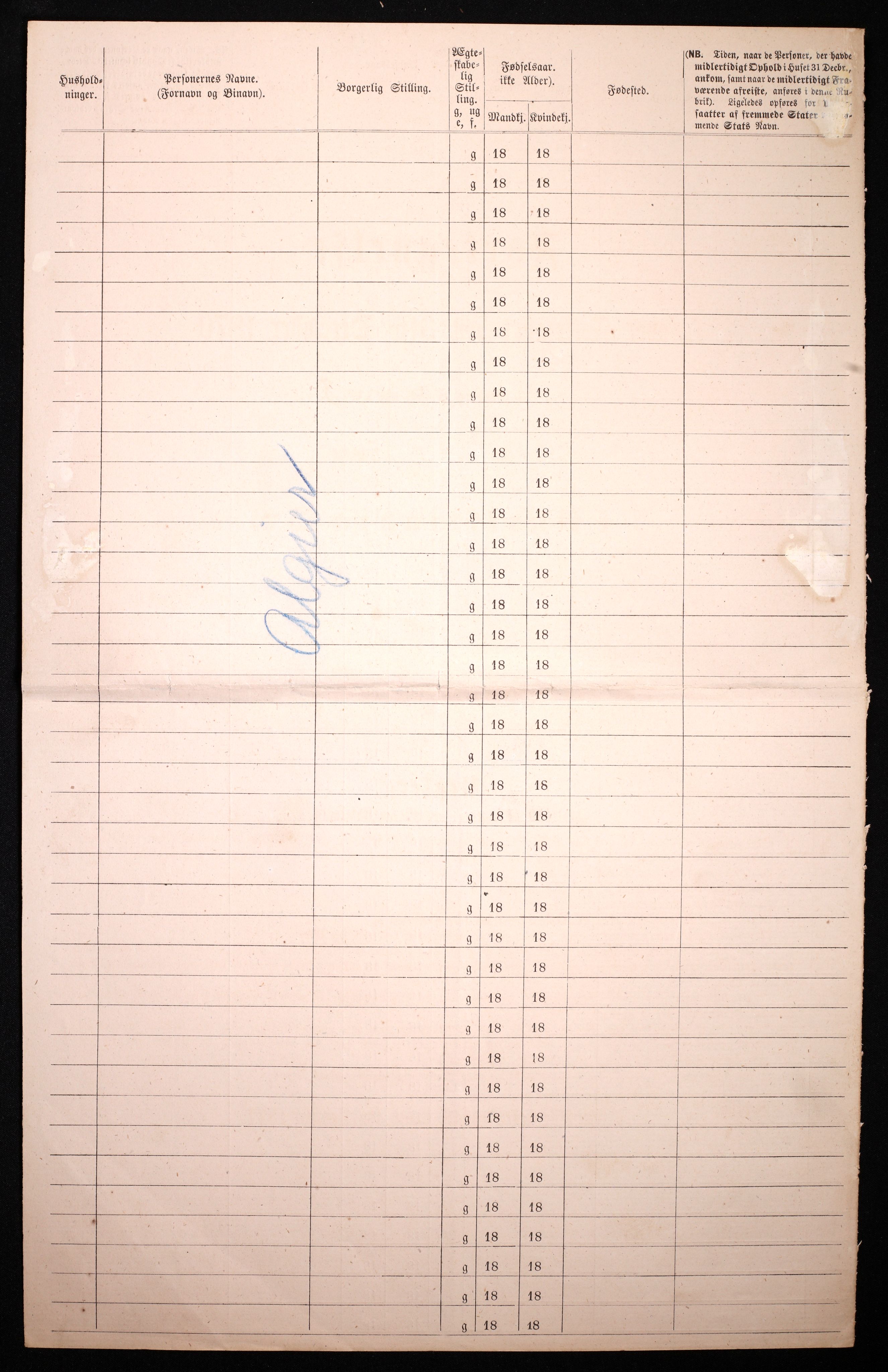 RA, 1870 census for 0301 Kristiania, 1870, p. 200