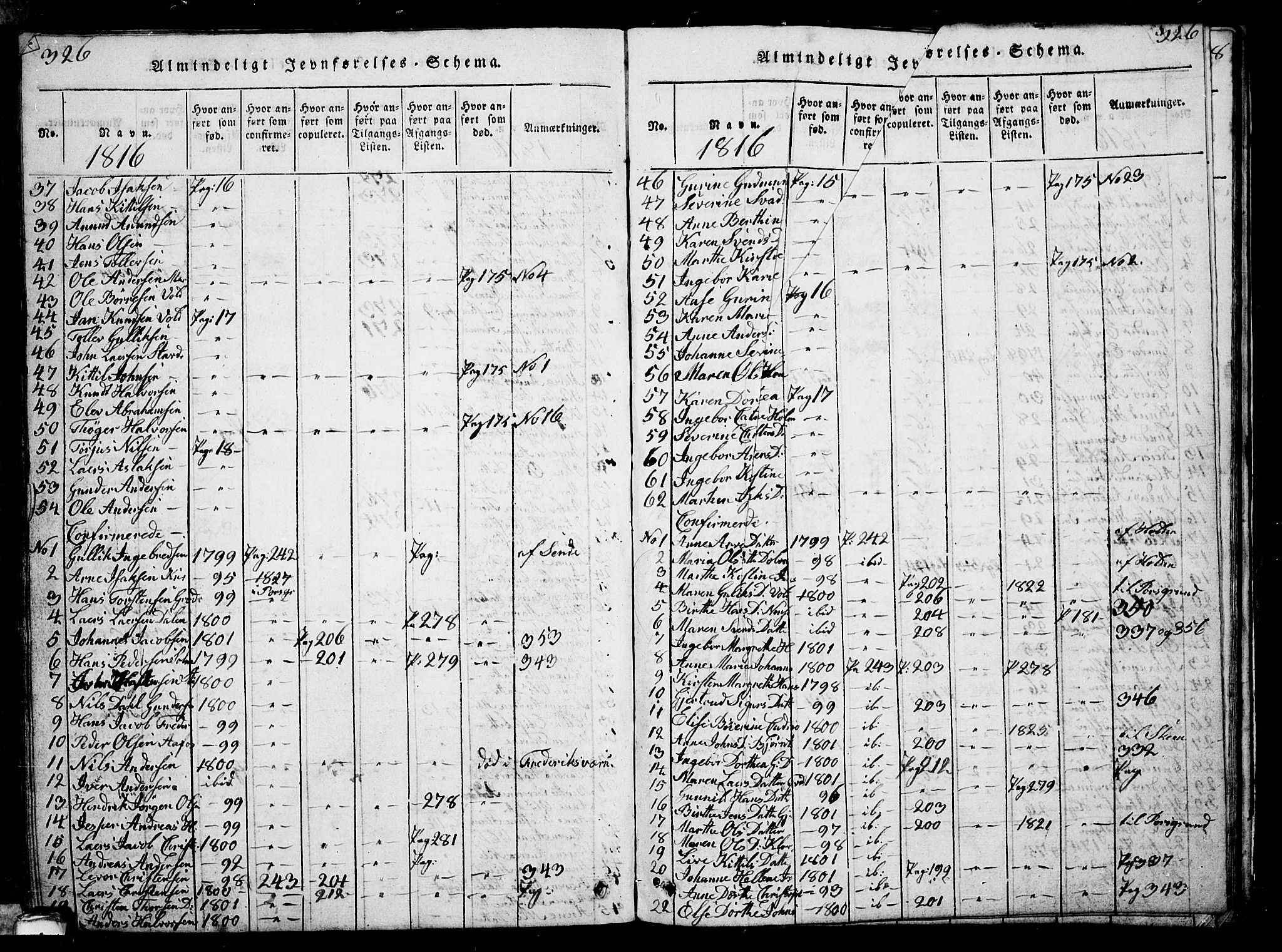 Solum kirkebøker, SAKO/A-306/G/Ga/L0001: Parish register (copy) no. I 1, 1814-1833, p. 326