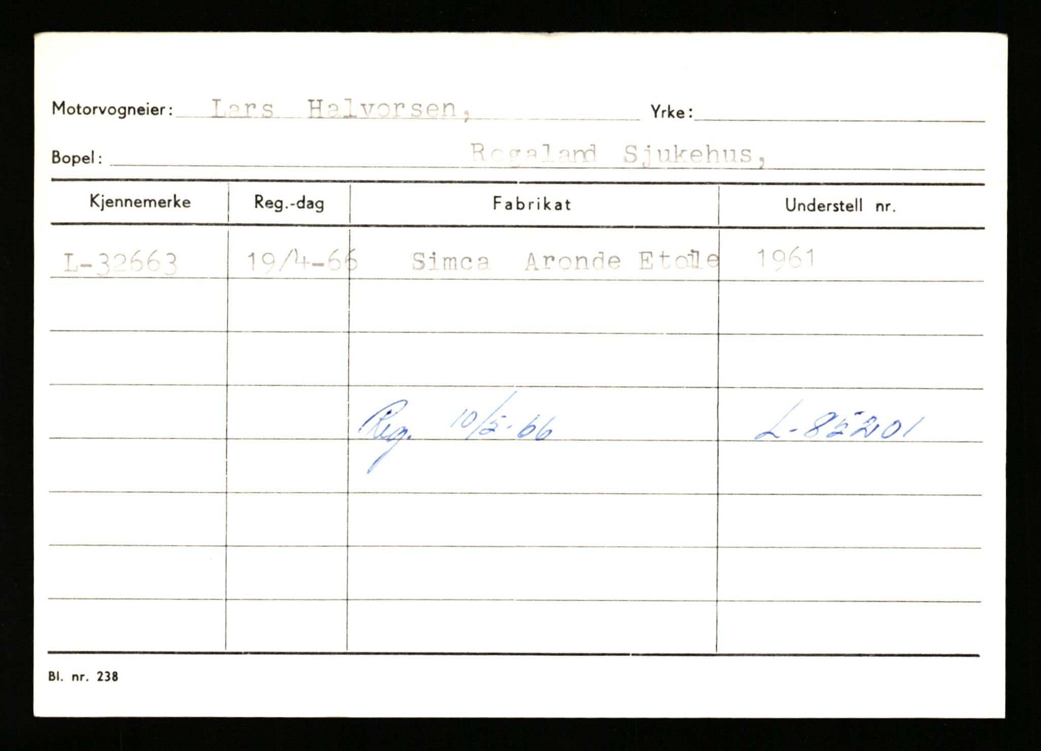 Stavanger trafikkstasjon, AV/SAST-A-101942/0/G/L0005: Registreringsnummer: 23000 - 34245, 1930-1971, p. 3010