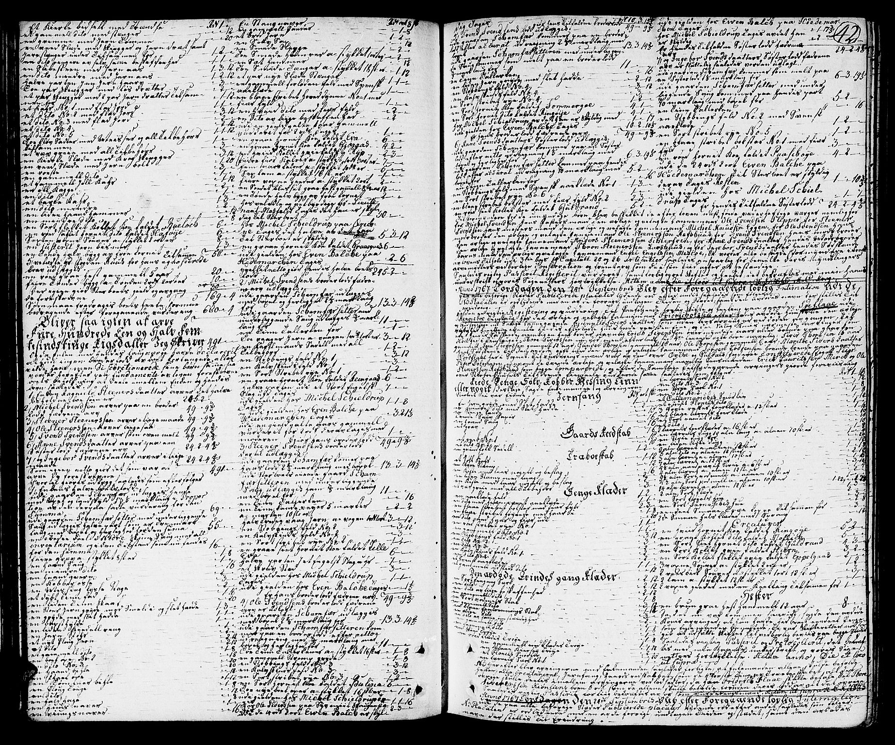 Orkdal sorenskriveri, SAT/A-4169/1/3/3Aa/L0007: Skifteprotokoller, 1767-1782, p. 41b-42a