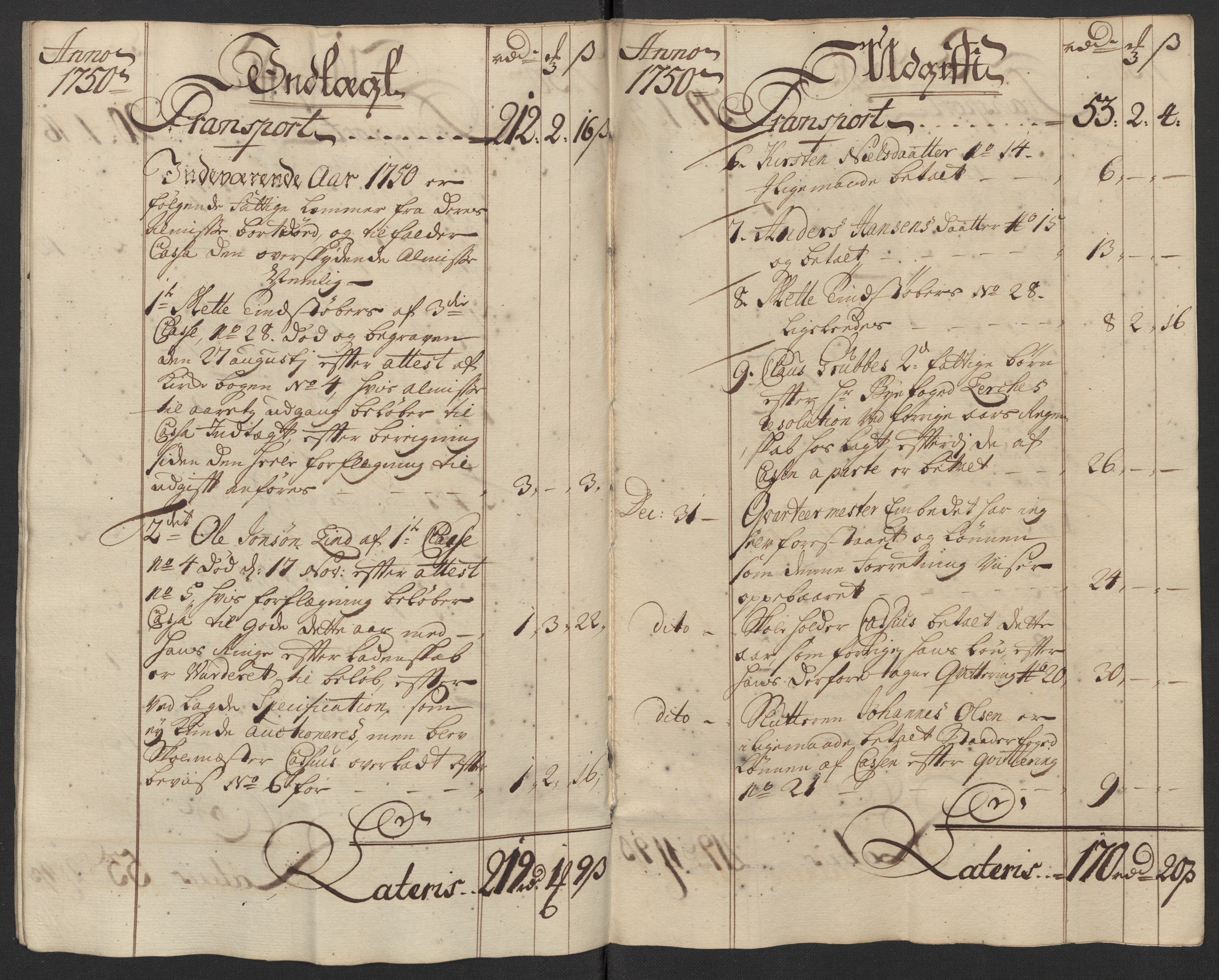Kristiania tukthus, AV/SAO-A-10644/A/Ad/Adb/L0011: Innkomne skriv, rapporter og regnskap, 1742-1783, p. 63