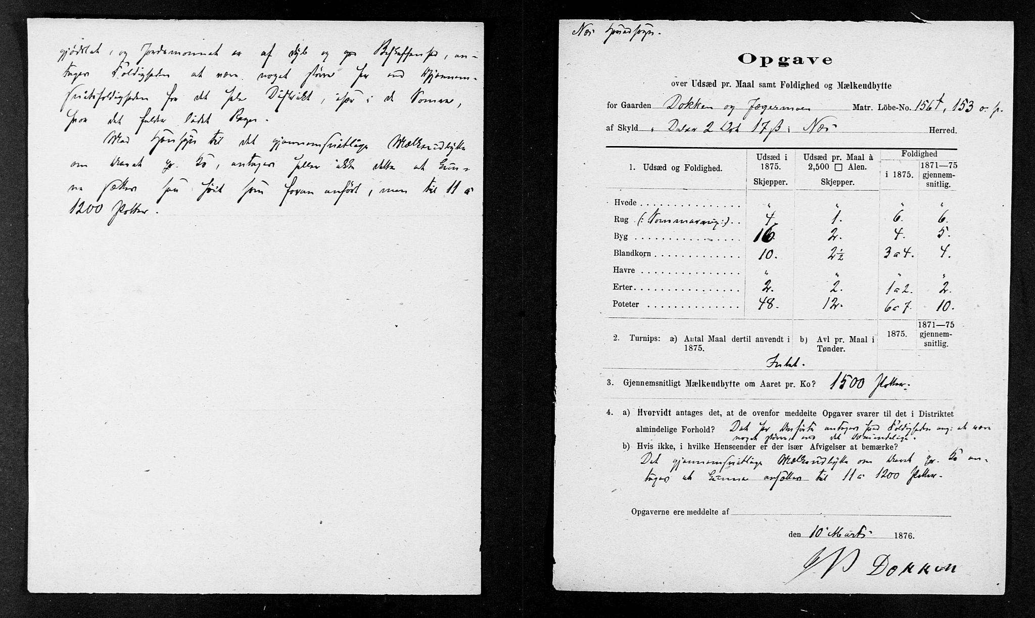 Statistisk sentralbyrå, Næringsøkonomiske emner, Generelt - Amtmennenes femårsberetninger, AV/RA-S-2233/F/Fa/L0036: --, 1875, p. 8