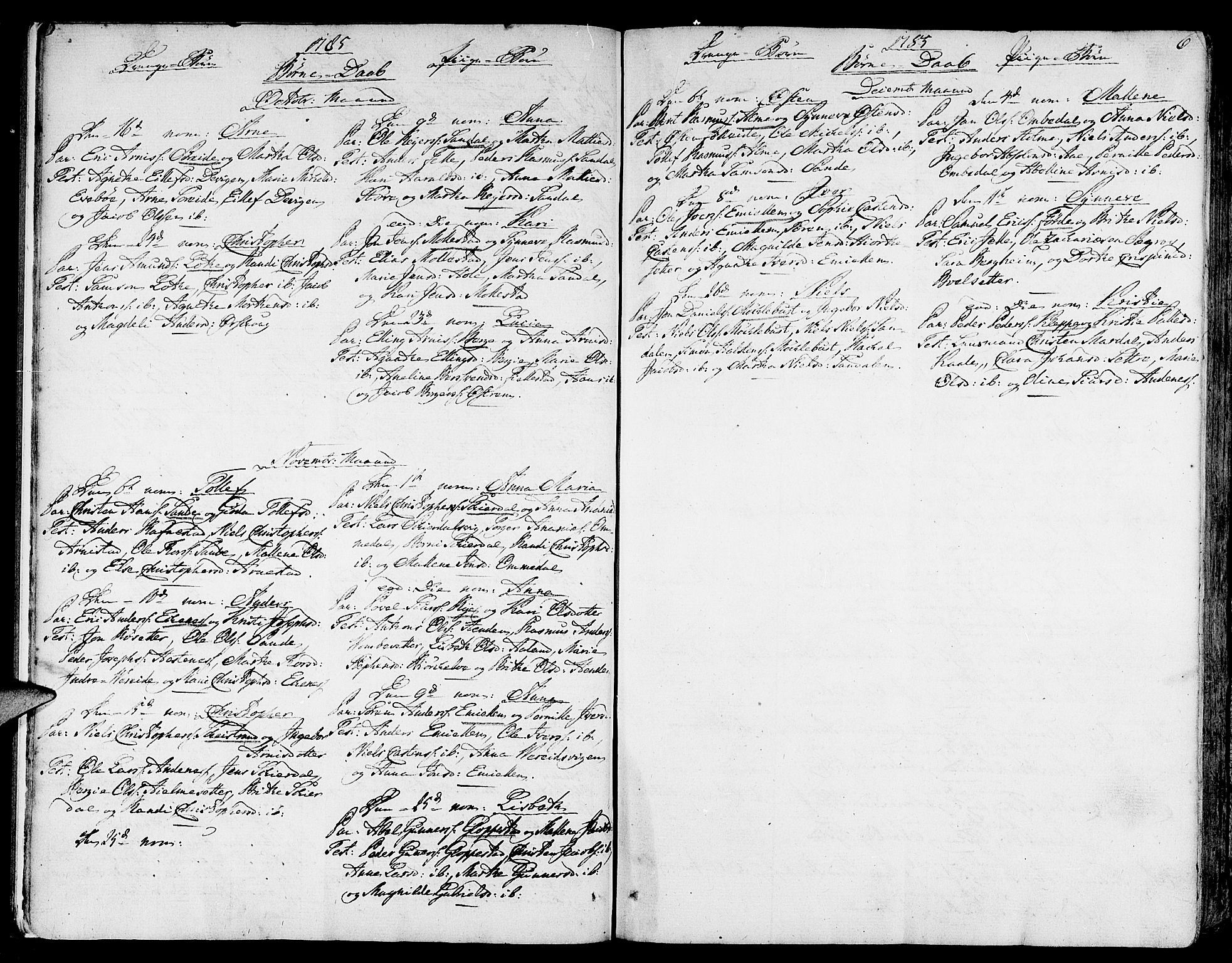 Gloppen sokneprestembete, AV/SAB-A-80101/H/Haa/Haaa/L0005: Parish register (official) no. A 5, 1785-1815, p. 6