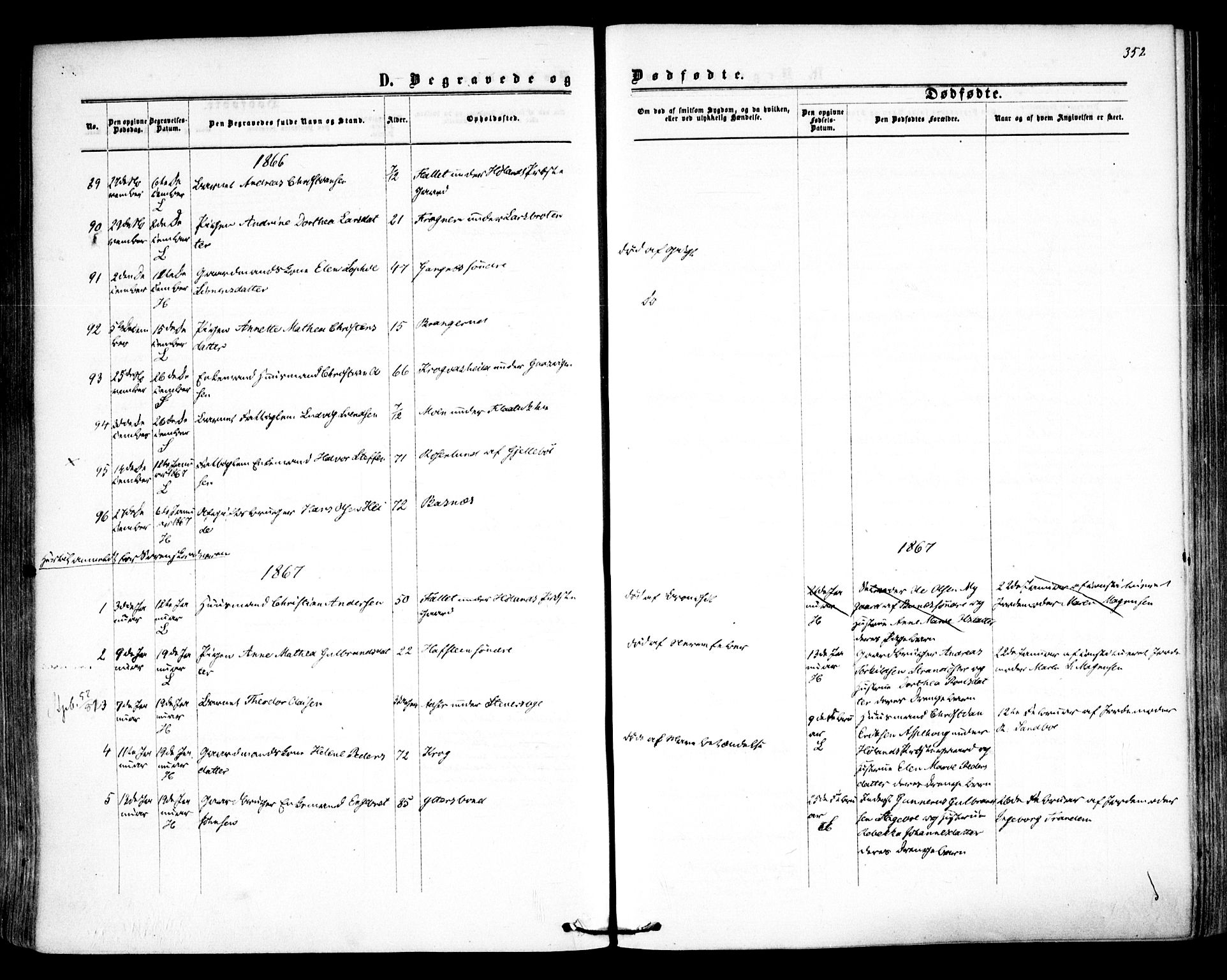 Høland prestekontor Kirkebøker, SAO/A-10346a/F/Fa/L0011: Parish register (official) no. I 11, 1862-1869, p. 352