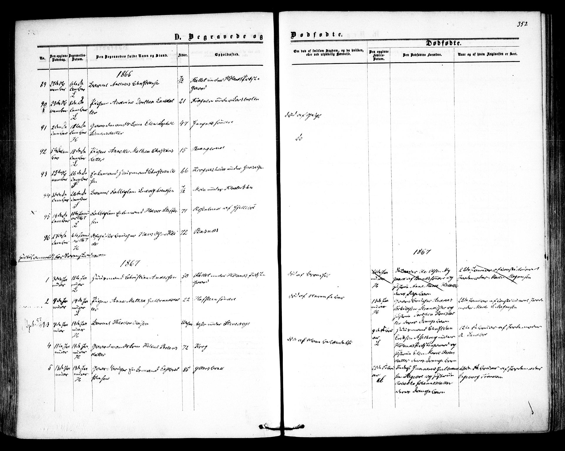 Høland prestekontor Kirkebøker, AV/SAO-A-10346a/F/Fa/L0011: Parish register (official) no. I 11, 1862-1869, p. 352