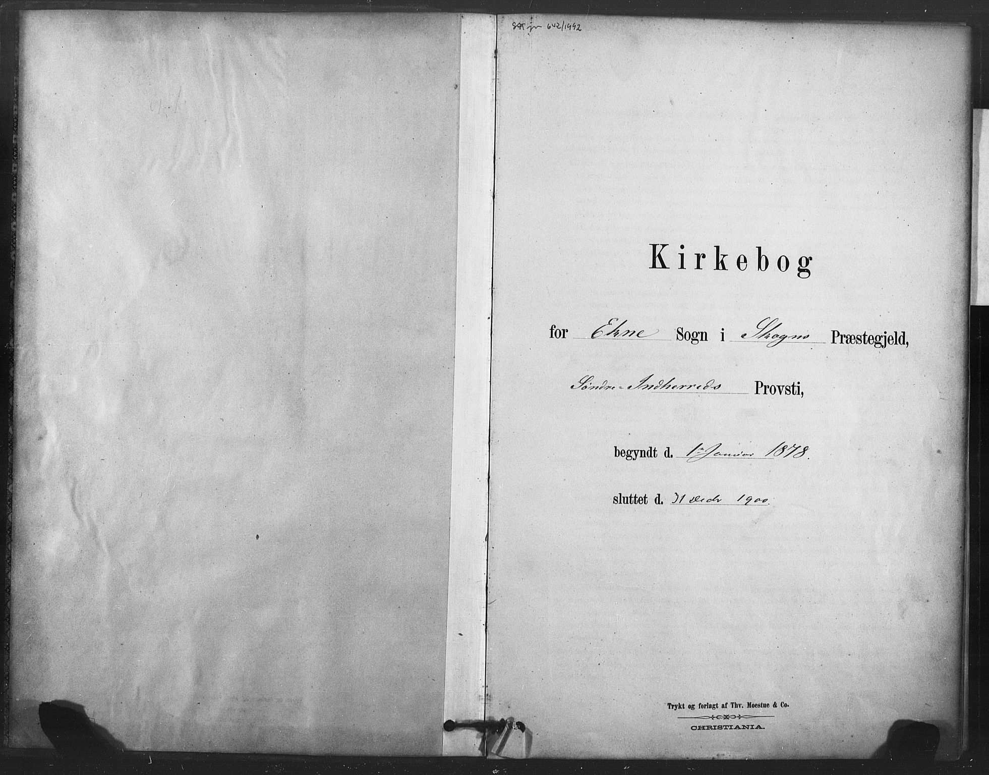 Ministerialprotokoller, klokkerbøker og fødselsregistre - Nord-Trøndelag, SAT/A-1458/719/L0178: Parish register (official) no. 719A01, 1878-1900