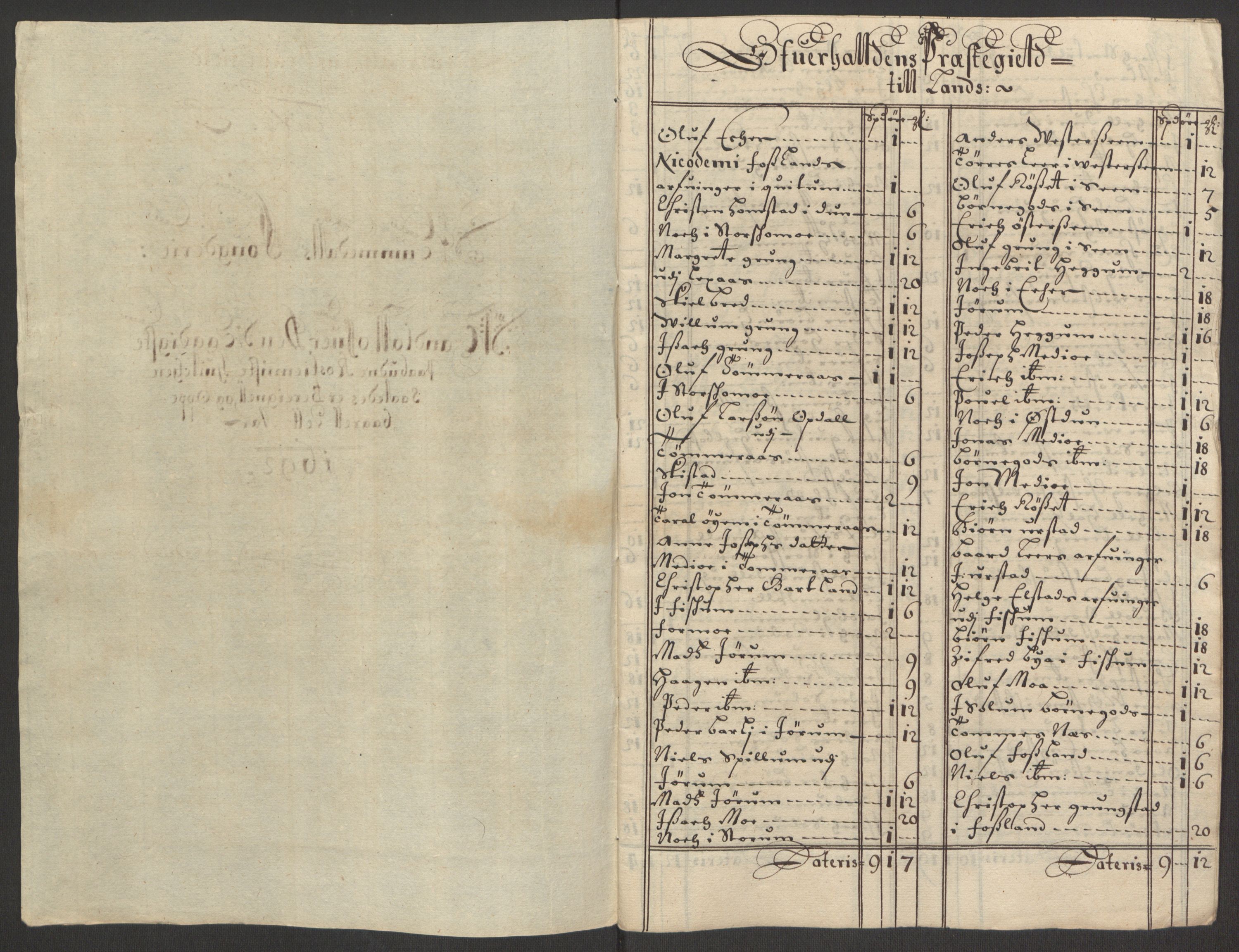 Rentekammeret inntil 1814, Reviderte regnskaper, Fogderegnskap, AV/RA-EA-4092/R64/L4424: Fogderegnskap Namdal, 1692-1695, p. 75