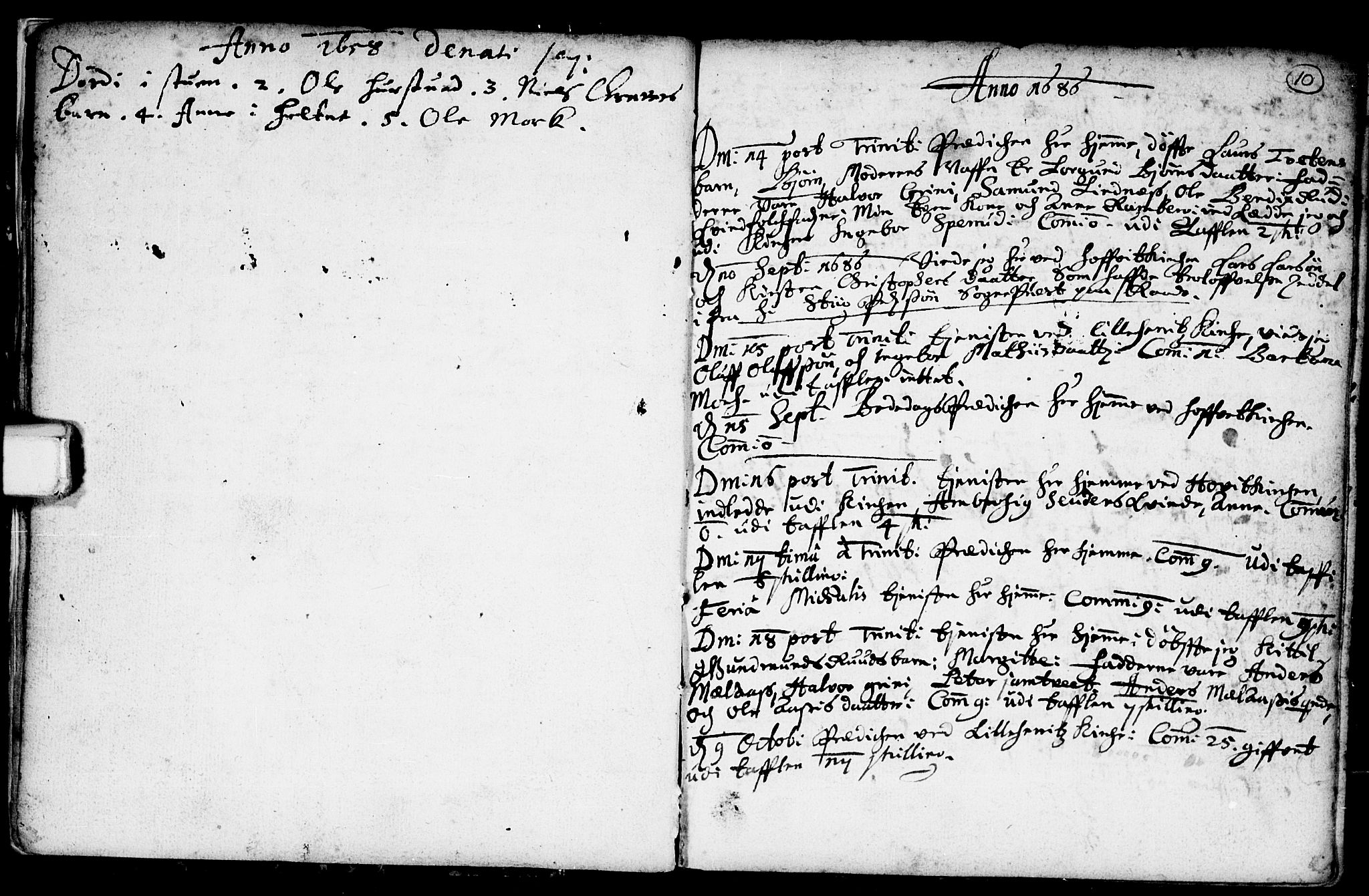 Heddal kirkebøker, SAKO/A-268/F/Fa/L0001: Parish register (official) no. I 1, 1648-1699, p. 10