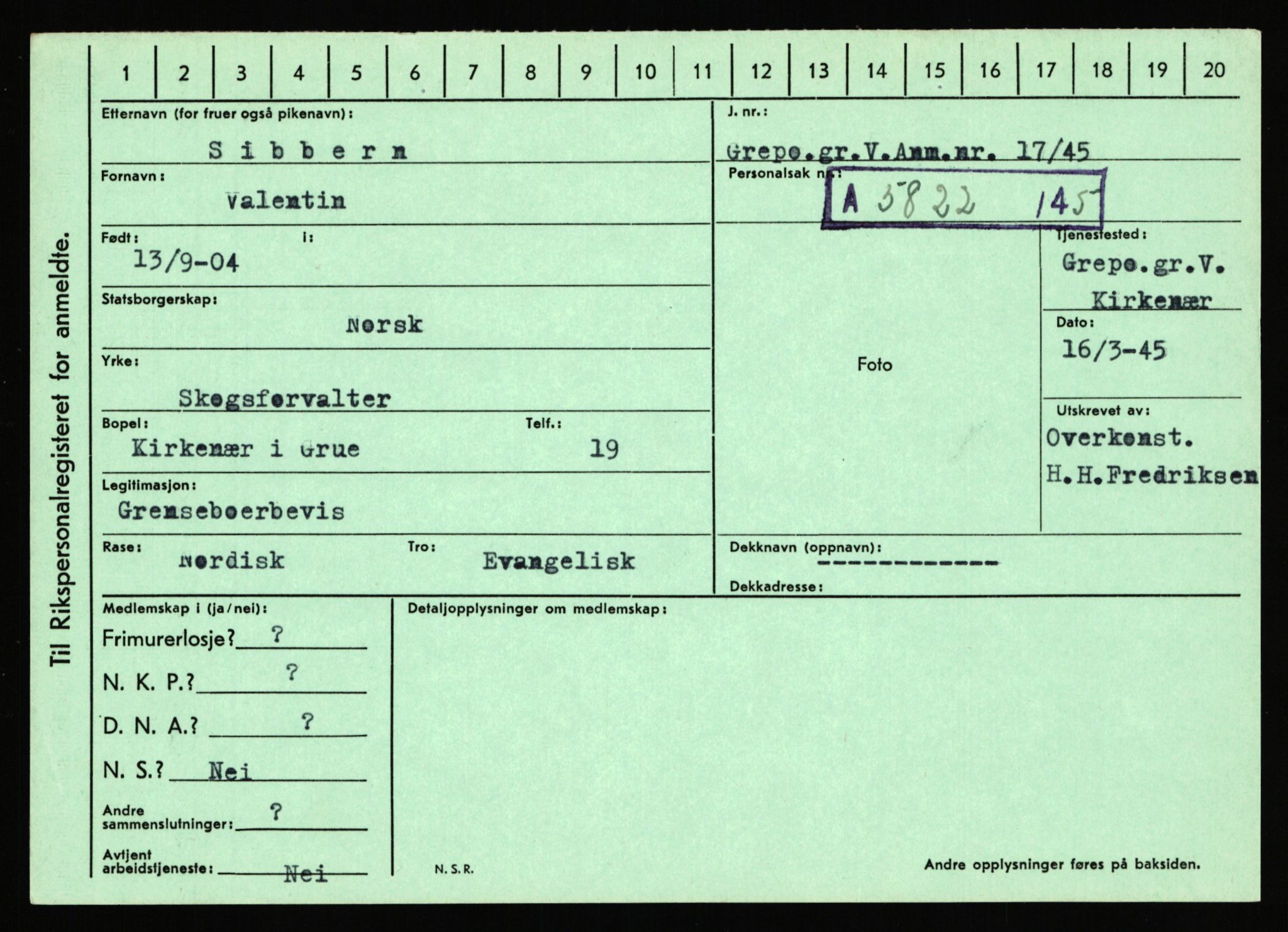 Statspolitiet - Hovedkontoret / Osloavdelingen, AV/RA-S-1329/C/Ca/L0014: Seterlien - Svartås, 1943-1945, p. 65