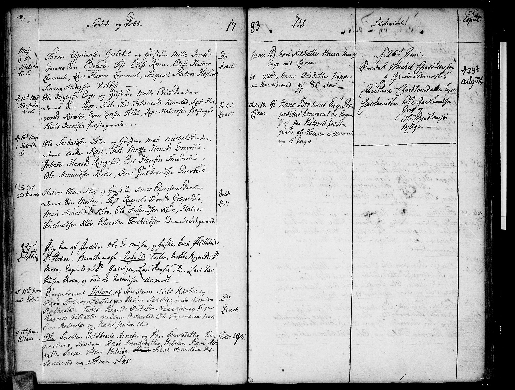 Høland prestekontor Kirkebøker, SAO/A-10346a/F/Fa/L0005: Parish register (official) no. I 5, 1780-1793, p. 58