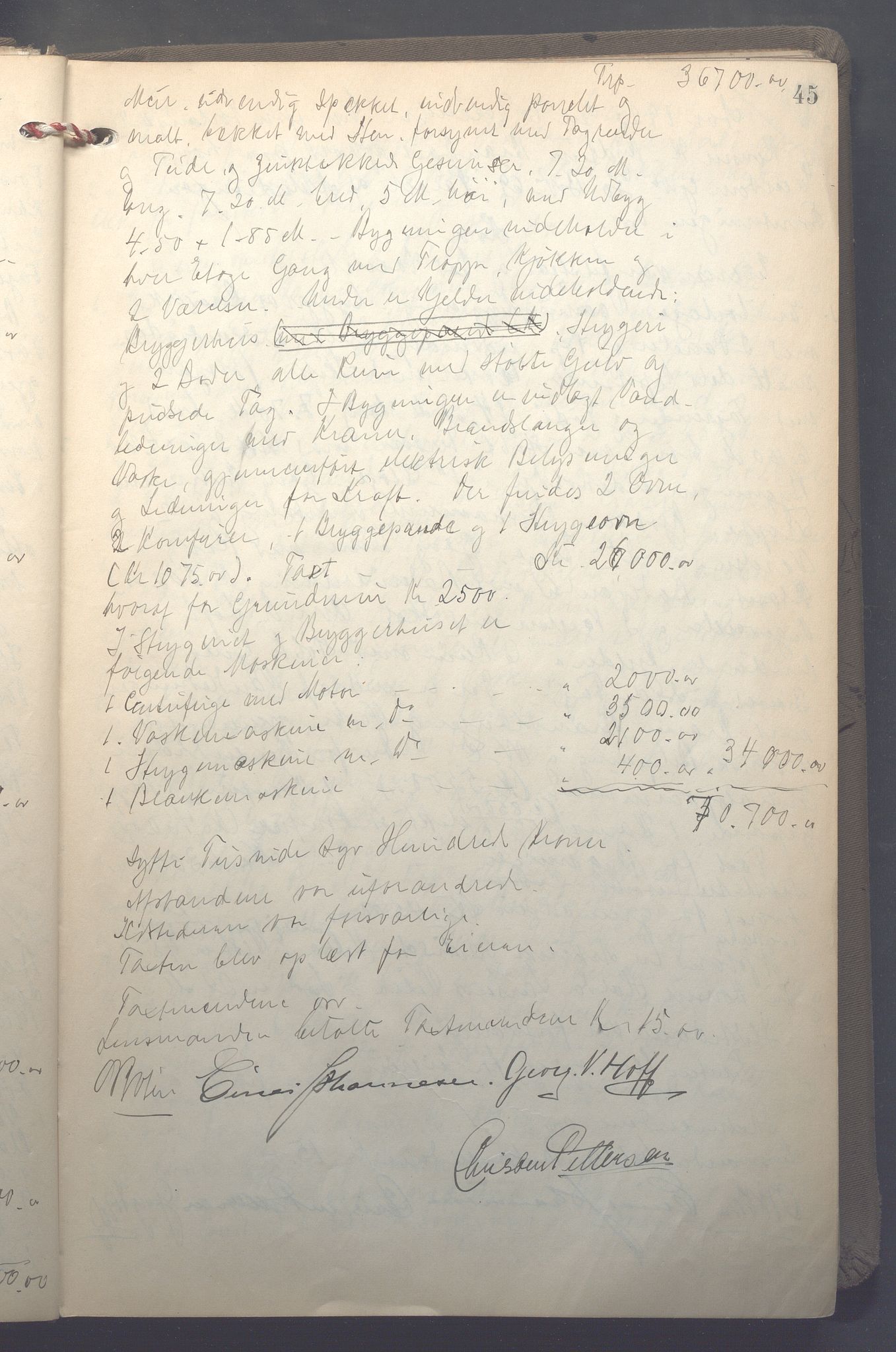 Lensmennene i Aker, OBA/A-10133/F/Fb/L0002: Branntakstprotokoll, 1922-1929, p. 45