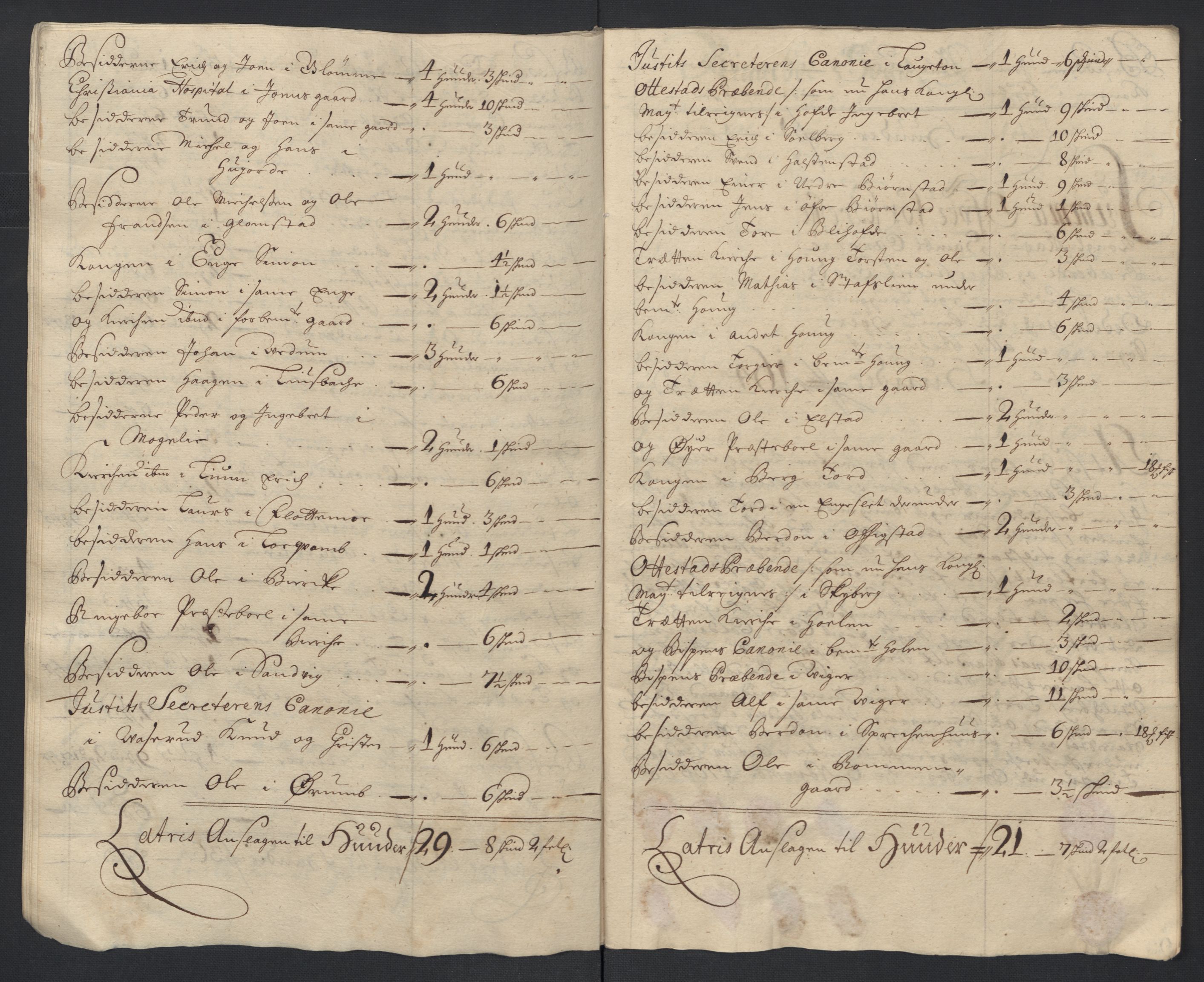 Rentekammeret inntil 1814, Reviderte regnskaper, Fogderegnskap, AV/RA-EA-4092/R17/L1178: Fogderegnskap Gudbrandsdal, 1705-1707, p. 213