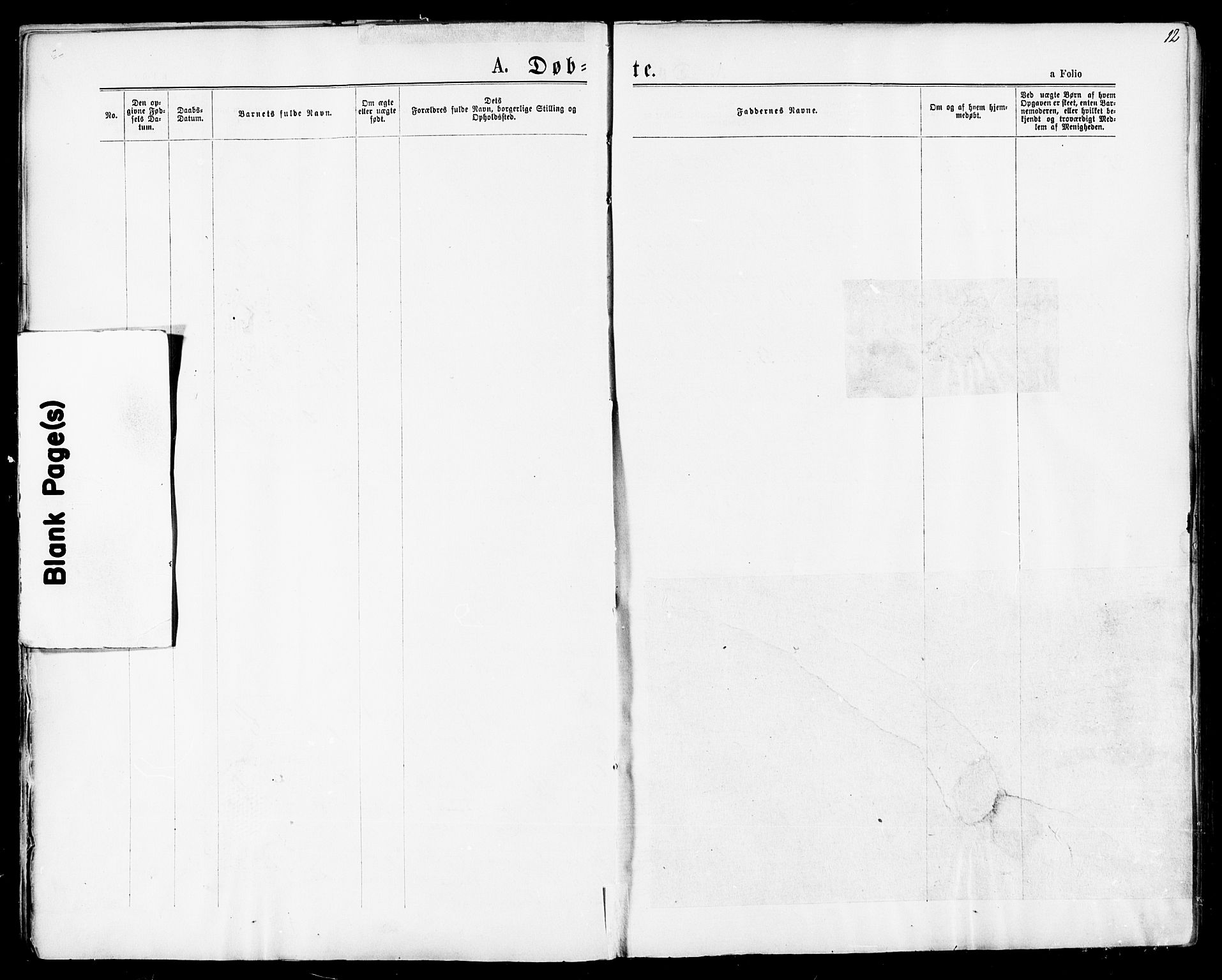 Ministerialprotokoller, klokkerbøker og fødselsregistre - Sør-Trøndelag, SAT/A-1456/678/L0900: Parish register (official) no. 678A09, 1872-1881, p. 12