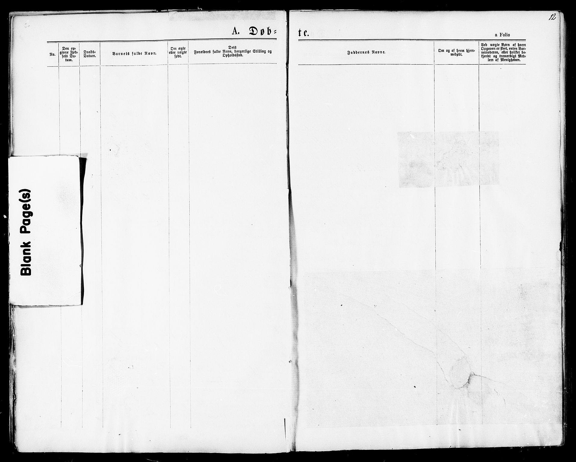 Ministerialprotokoller, klokkerbøker og fødselsregistre - Sør-Trøndelag, AV/SAT-A-1456/678/L0900: Parish register (official) no. 678A09, 1872-1881, p. 12