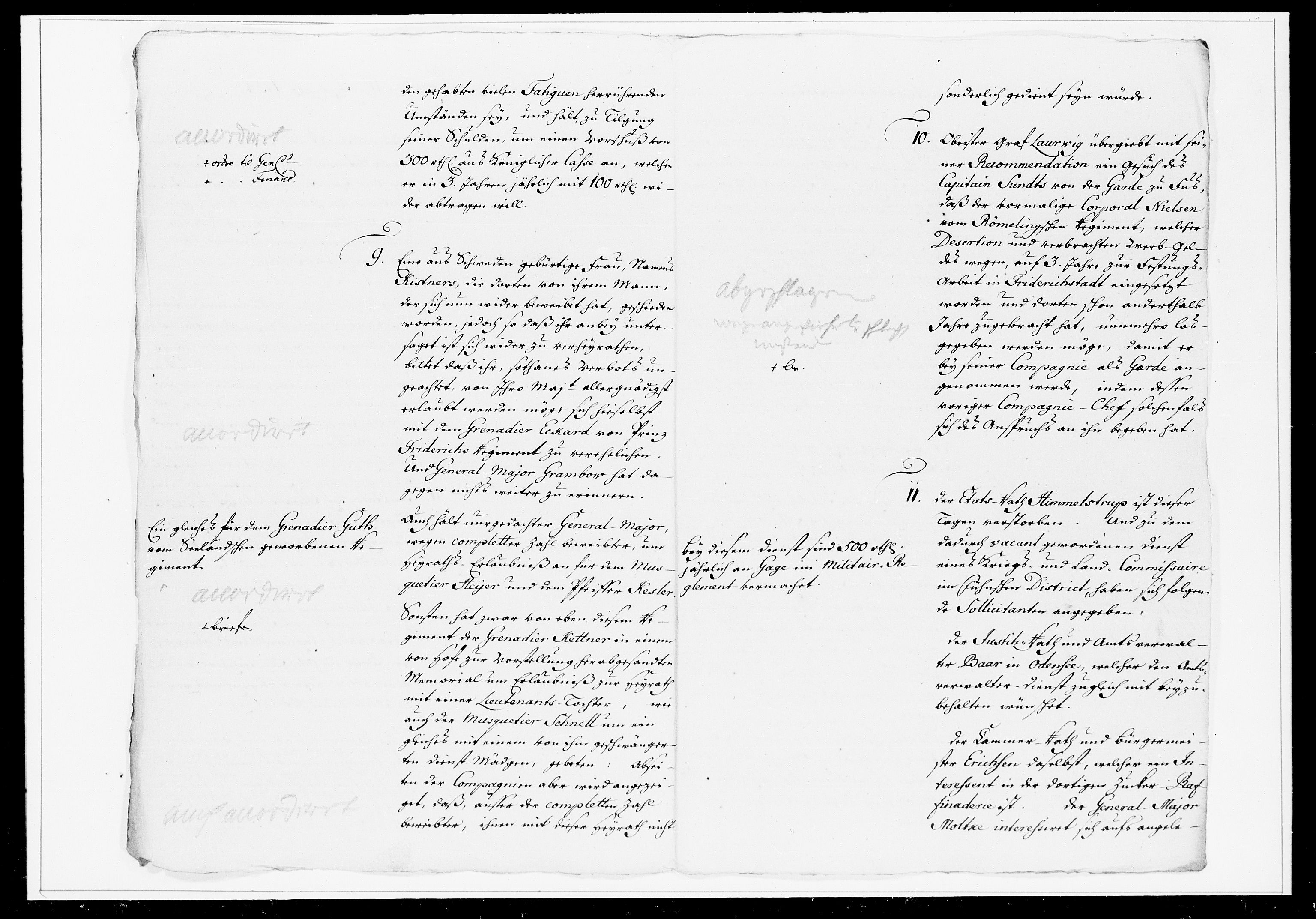 Krigskollegiet, Krigskancelliet, DRA/A-0006/-/1248-1258: Refererede sager, 1754, p. 364