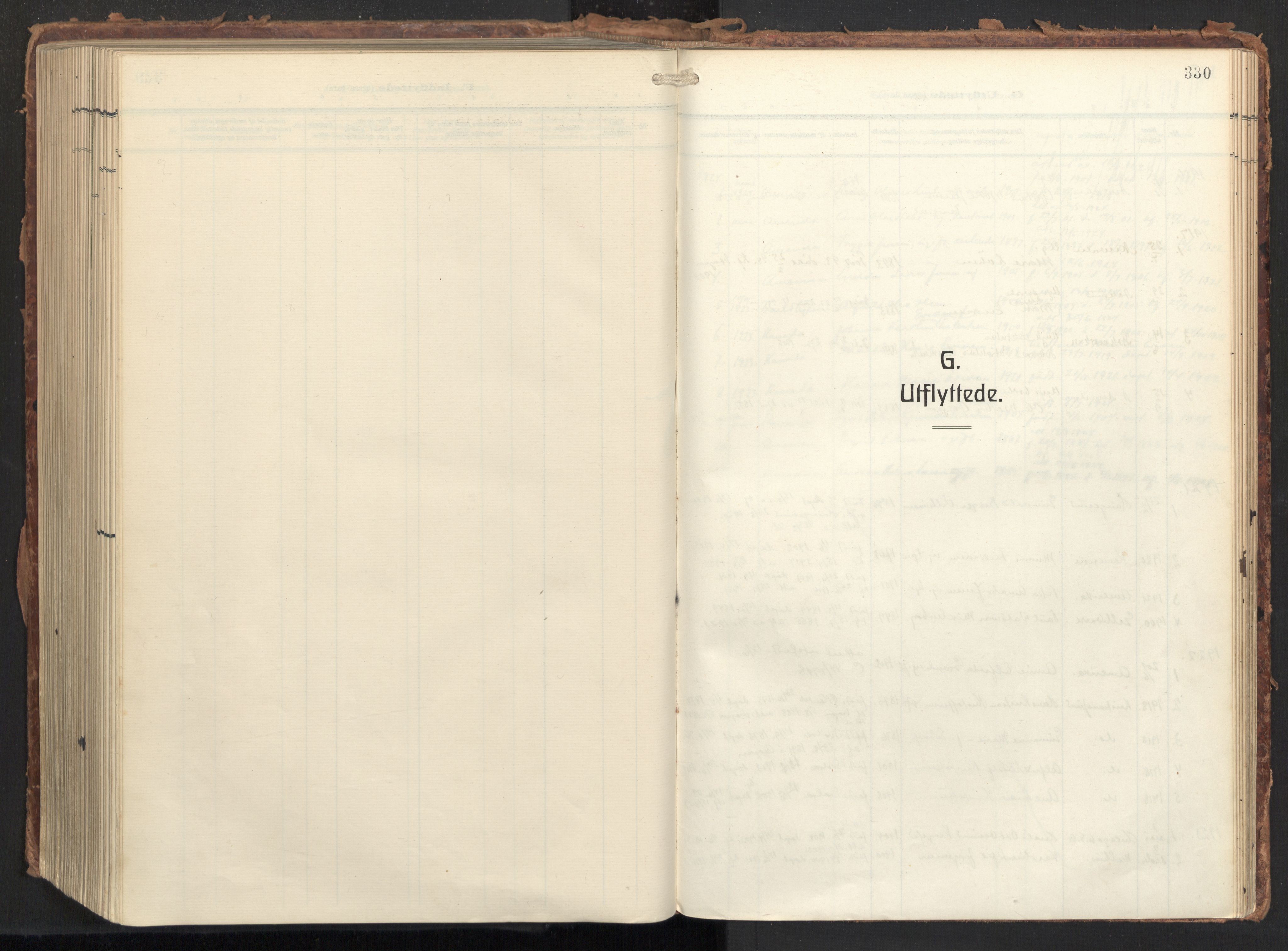 Ministerialprotokoller, klokkerbøker og fødselsregistre - Nordland, SAT/A-1459/874/L1064: Parish register (official) no. 874A08, 1915-1926, p. 330