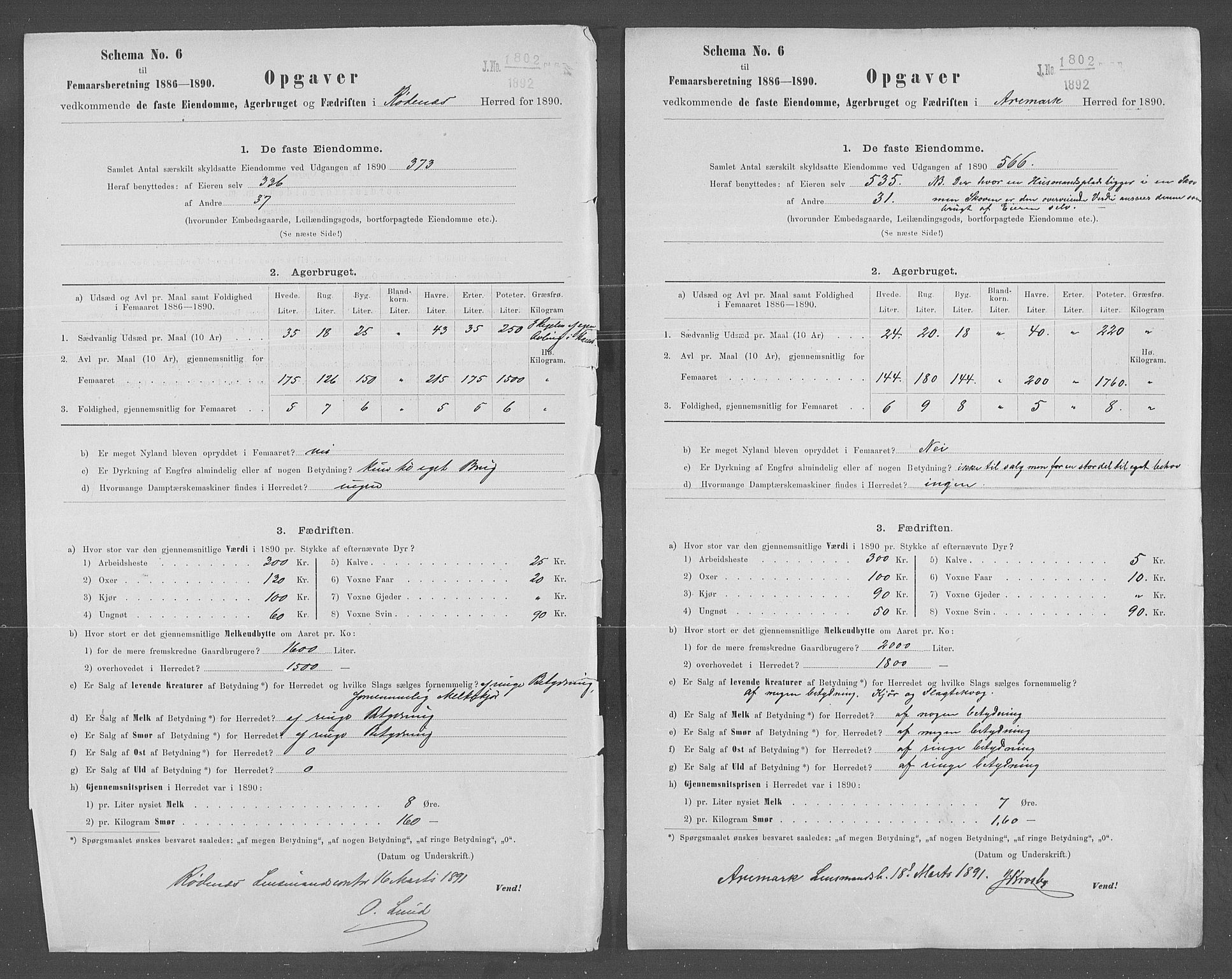 Statistisk sentralbyrå, Næringsøkonomiske emner, Generelt - Amtmennenes femårsberetninger, AV/RA-S-2233/F/Fa/L0070: --, 1886-1890, p. 109