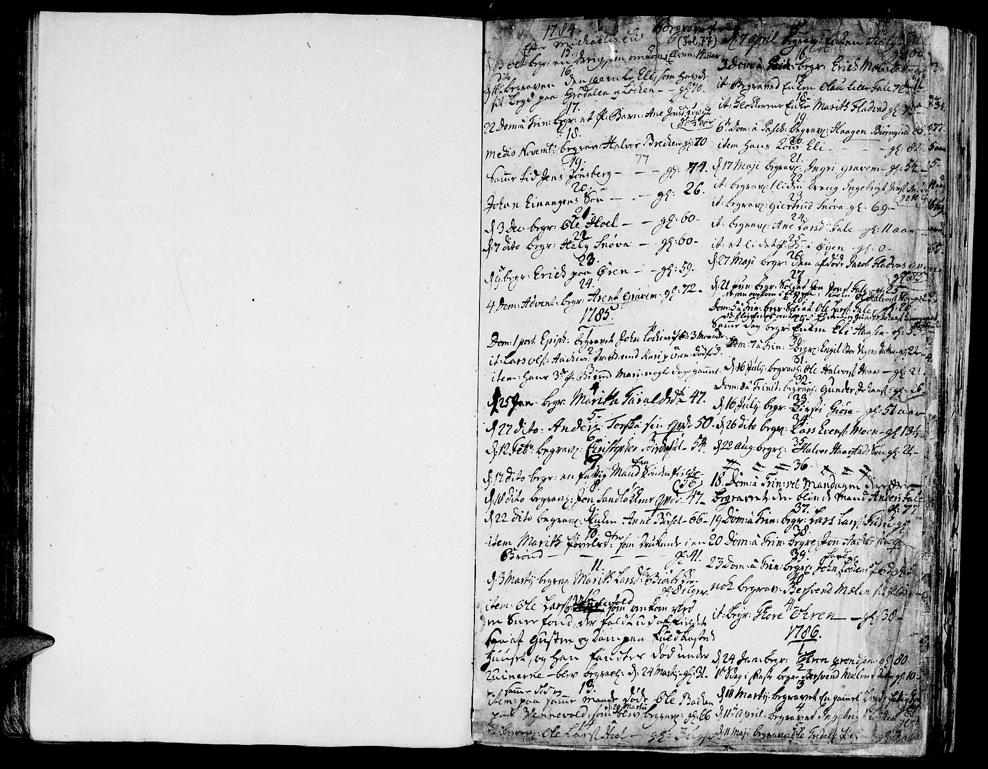 Ministerialprotokoller, klokkerbøker og fødselsregistre - Møre og Romsdal, SAT/A-1454/590/L1007: Parish register (official) no. 590A01, 1752-1793, p. 77