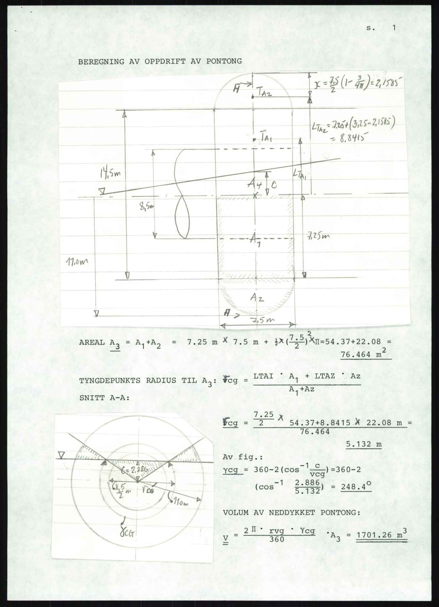 Justisdepartementet, Granskningskommisjonen ved Alexander Kielland-ulykken 27.3.1980, AV/RA-S-1165/D/L0019: S Værforhold (Doku.liste + S1-S5 av 5)/ T (T1-T2)/ U Stabilitet (Doku.liste + U1-U5 av 5), 1980-1981, p. 990