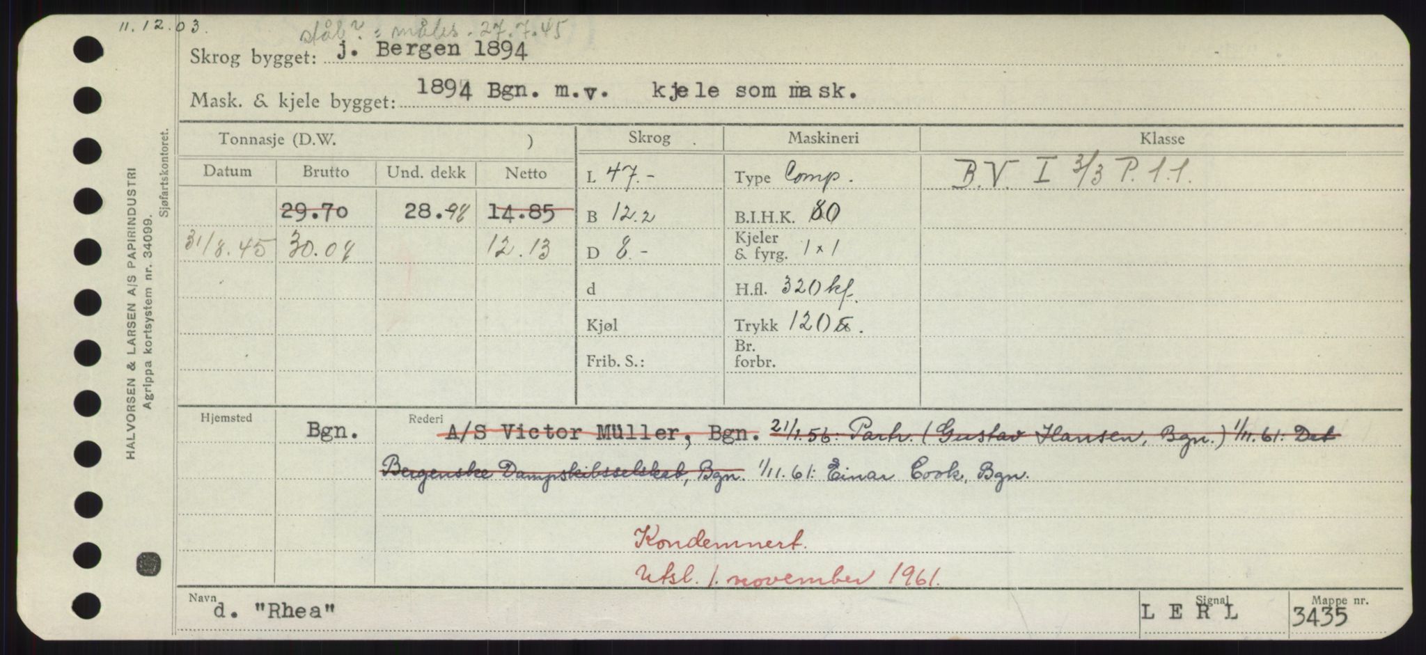 Sjøfartsdirektoratet med forløpere, Skipsmålingen, RA/S-1627/H/Hd/L0030: Fartøy, Q-Riv, p. 475