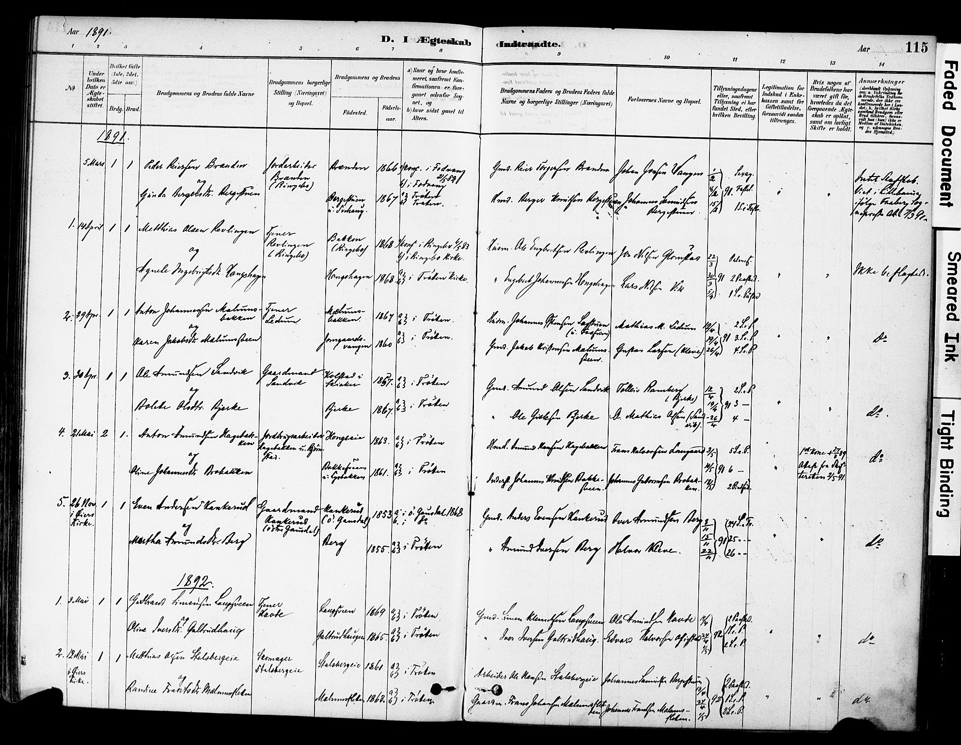 Øyer prestekontor, SAH/PREST-084/H/Ha/Haa/L0009: Parish register (official) no. 9, 1878-1893, p. 115