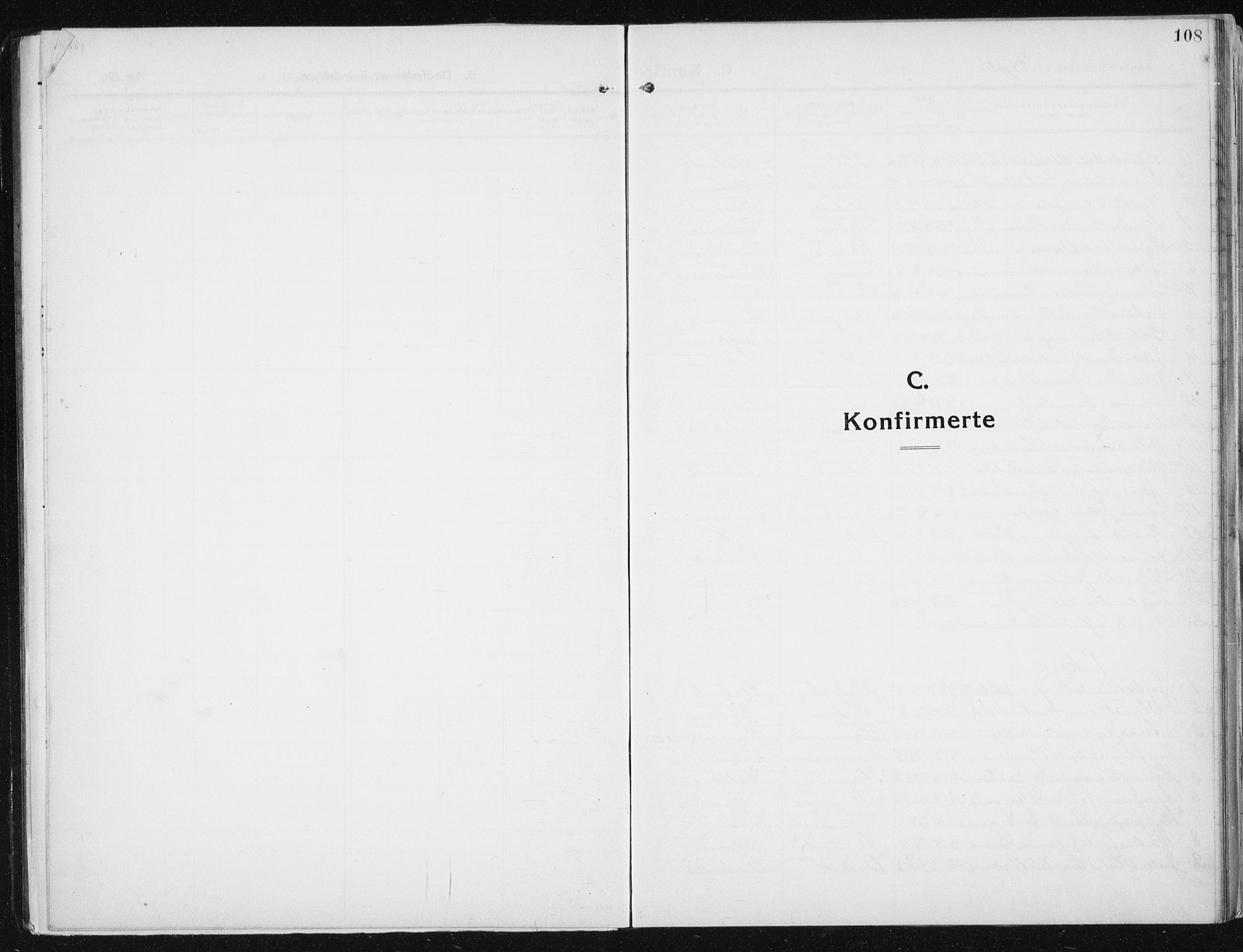 Ministerialprotokoller, klokkerbøker og fødselsregistre - Sør-Trøndelag, SAT/A-1456/641/L0599: Parish register (copy) no. 641C03, 1910-1938, p. 108