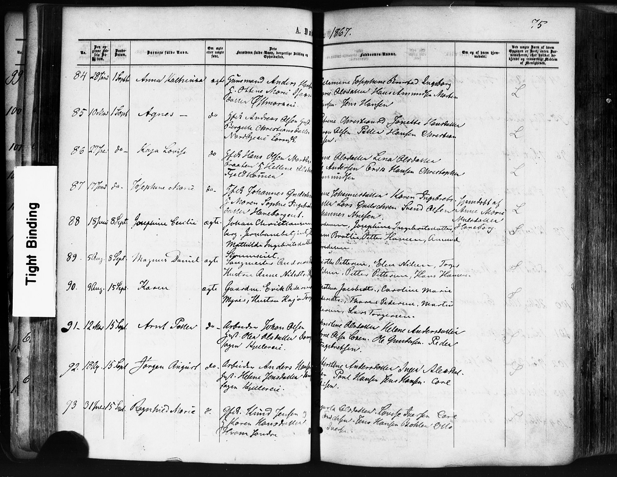 Skedsmo prestekontor Kirkebøker, AV/SAO-A-10033a/F/Fa/L0011: Parish register (official) no. I 11, 1866-1876, p. 75