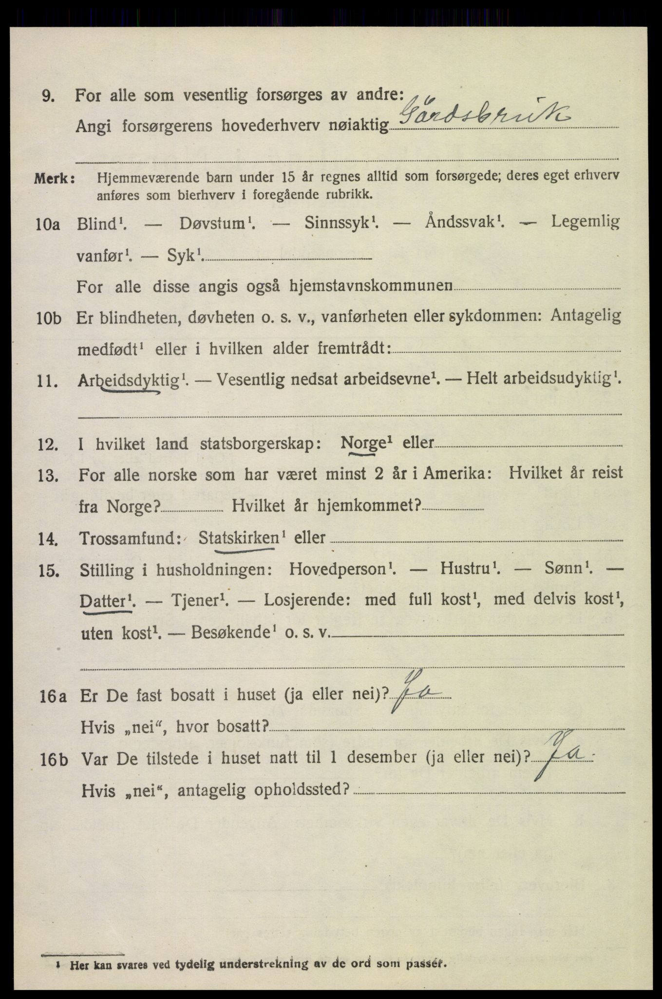 SAH, 1920 census for Grue, 1920, p. 4902