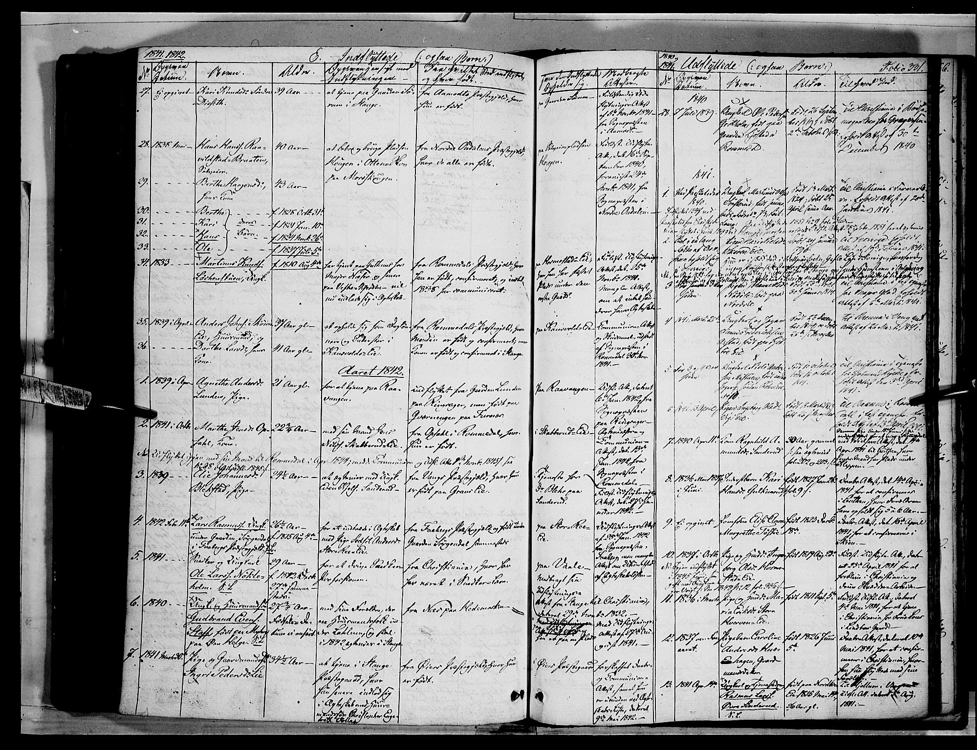 Stange prestekontor, SAH/PREST-002/K/L0010: Parish register (official) no. 10, 1835-1845, p. 331