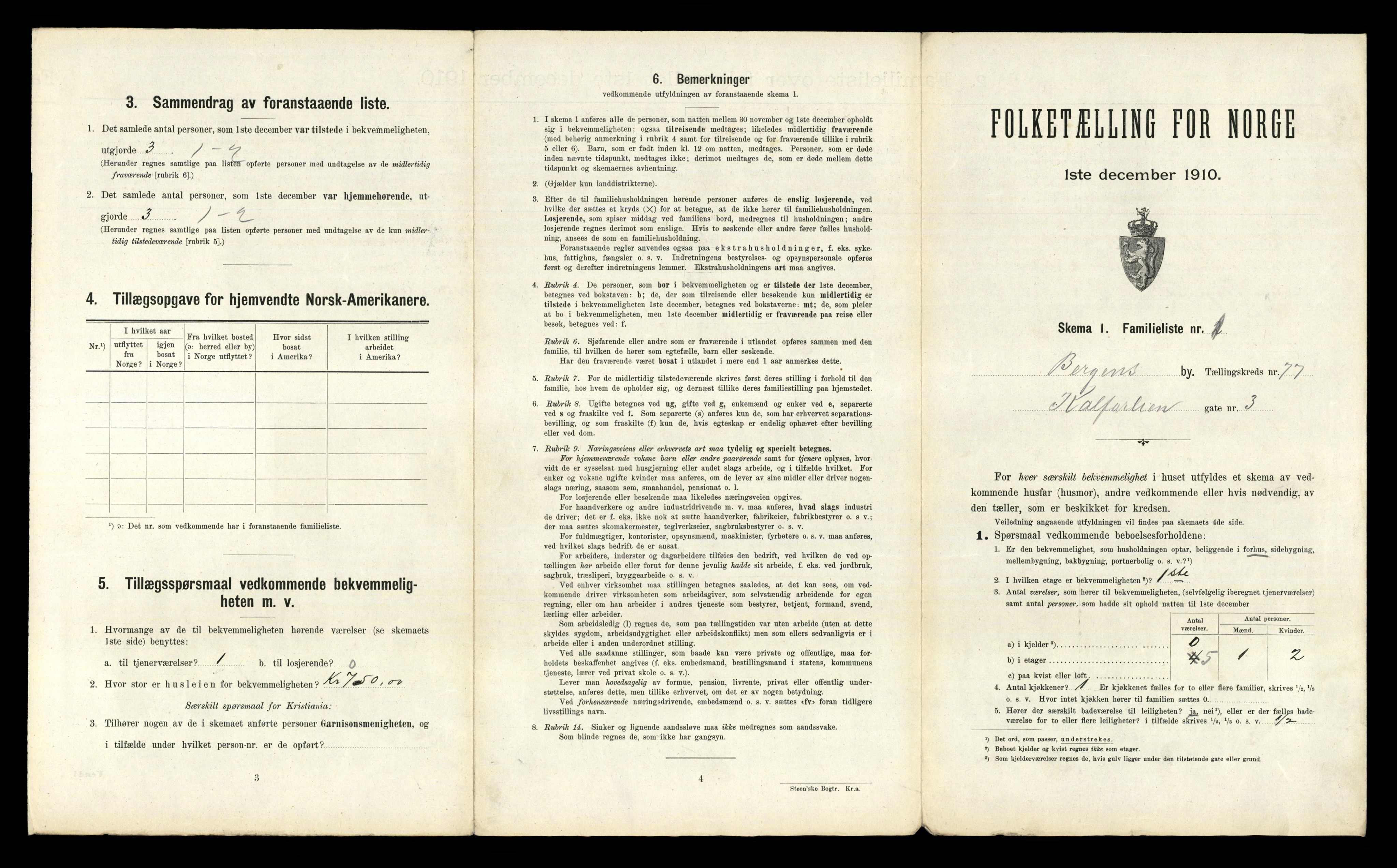 RA, 1910 census for Bergen, 1910, p. 26693