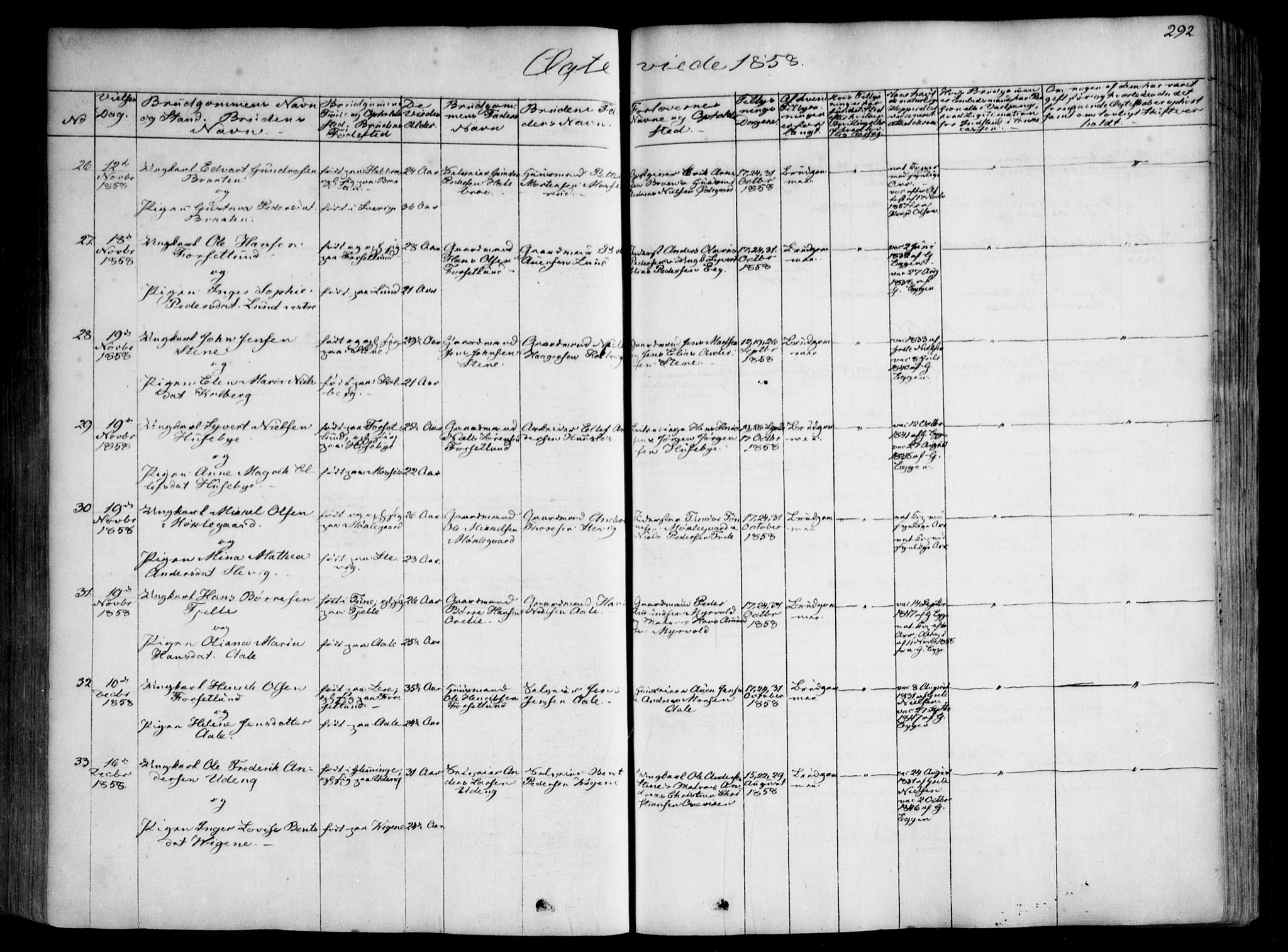 Onsøy prestekontor Kirkebøker, AV/SAO-A-10914/F/Fa/L0003: Parish register (official) no. I 3, 1841-1860, p. 292