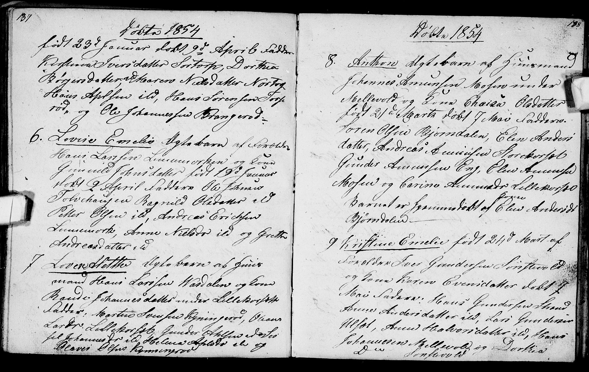 Berg prestekontor Kirkebøker, SAO/A-10902/G/Gc/L0001: Parish register (copy) no. III 1, 1844-1855, p. 137-138