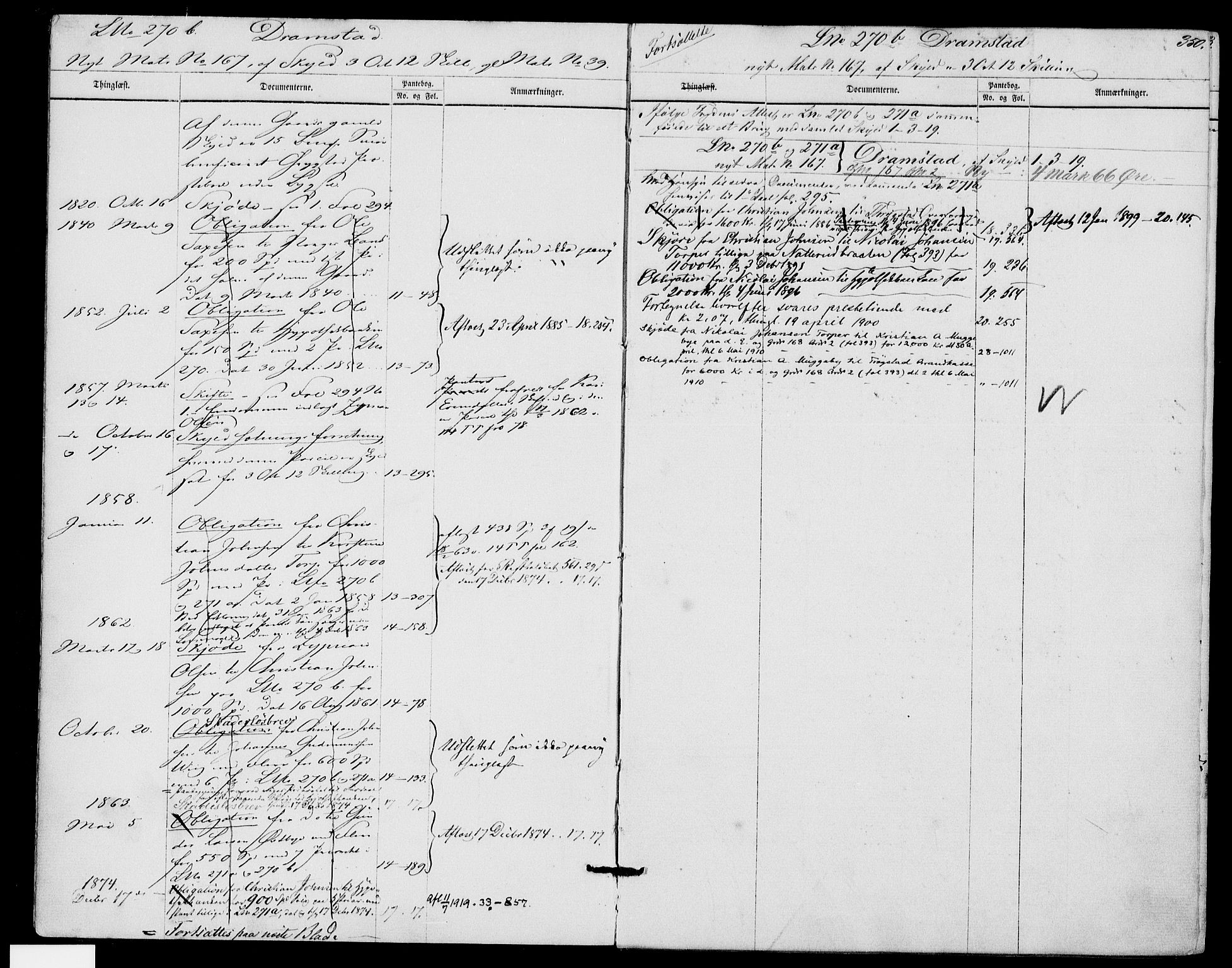 Trøgstad sorenskriveri, SAO/A-10659/G/Ga/L0004: Mortgage register no. 4, 1770-1927, p. 350