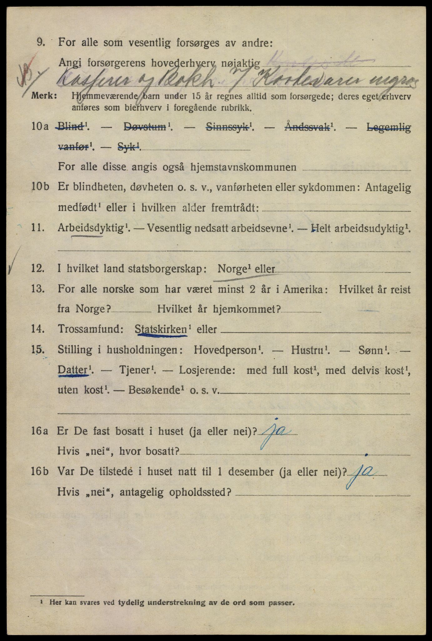 SAO, 1920 census for Kristiania, 1920, p. 467882