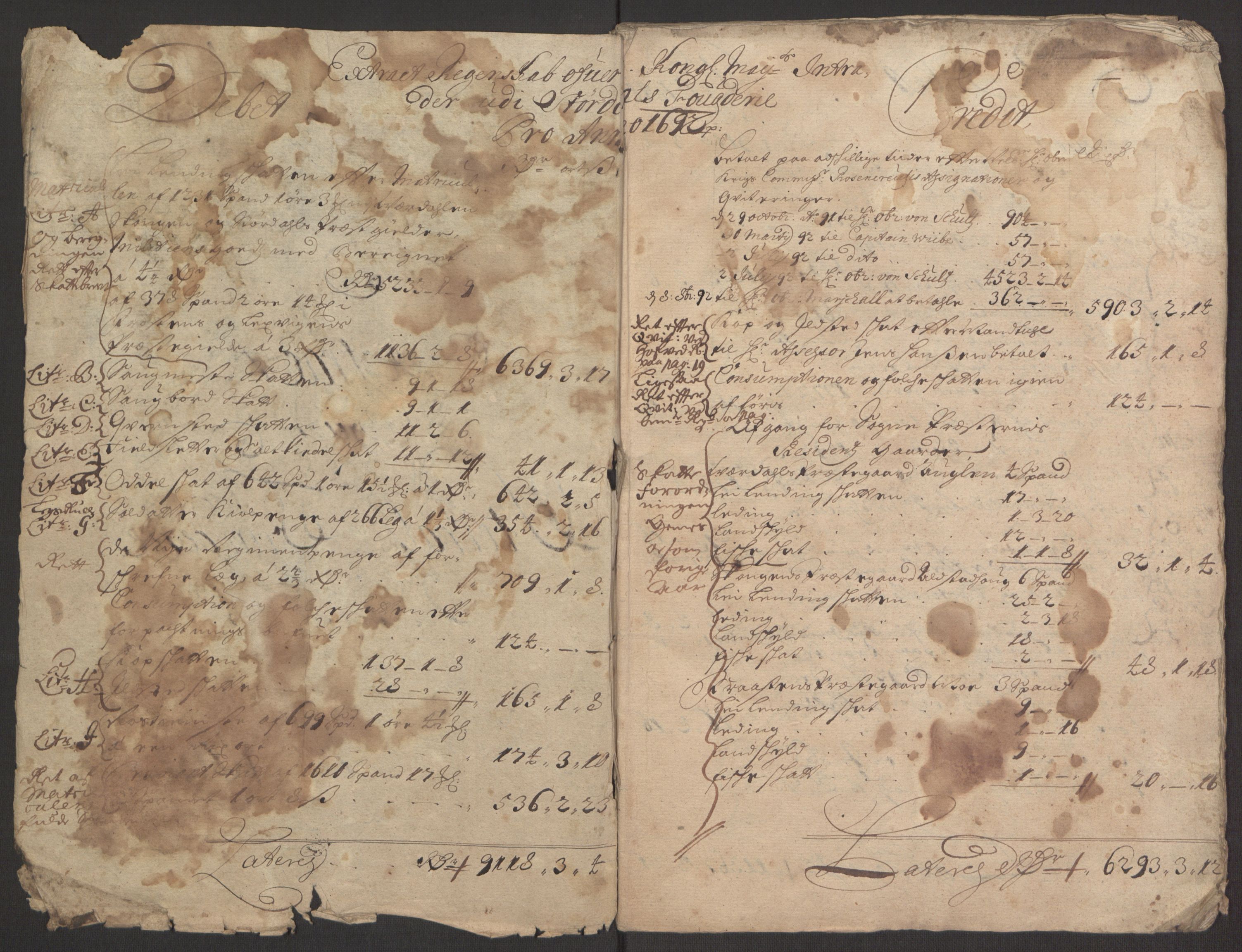 Rentekammeret inntil 1814, Reviderte regnskaper, Fogderegnskap, RA/EA-4092/R62/L4185: Fogderegnskap Stjørdal og Verdal, 1692, p. 8